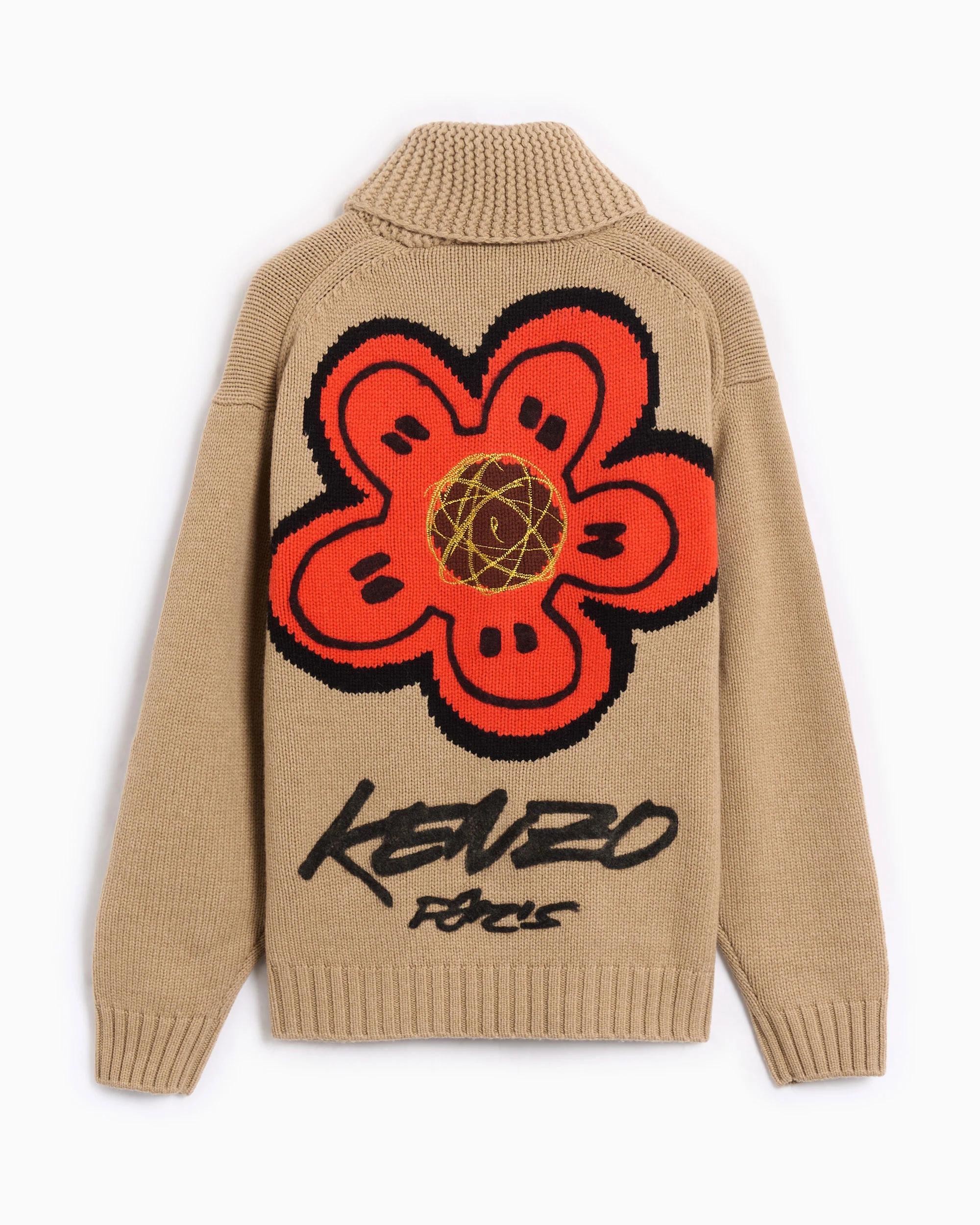 Kenzo Futura RWS mit Reißverschluss Relaxed Herren-Cardigan - Image 3