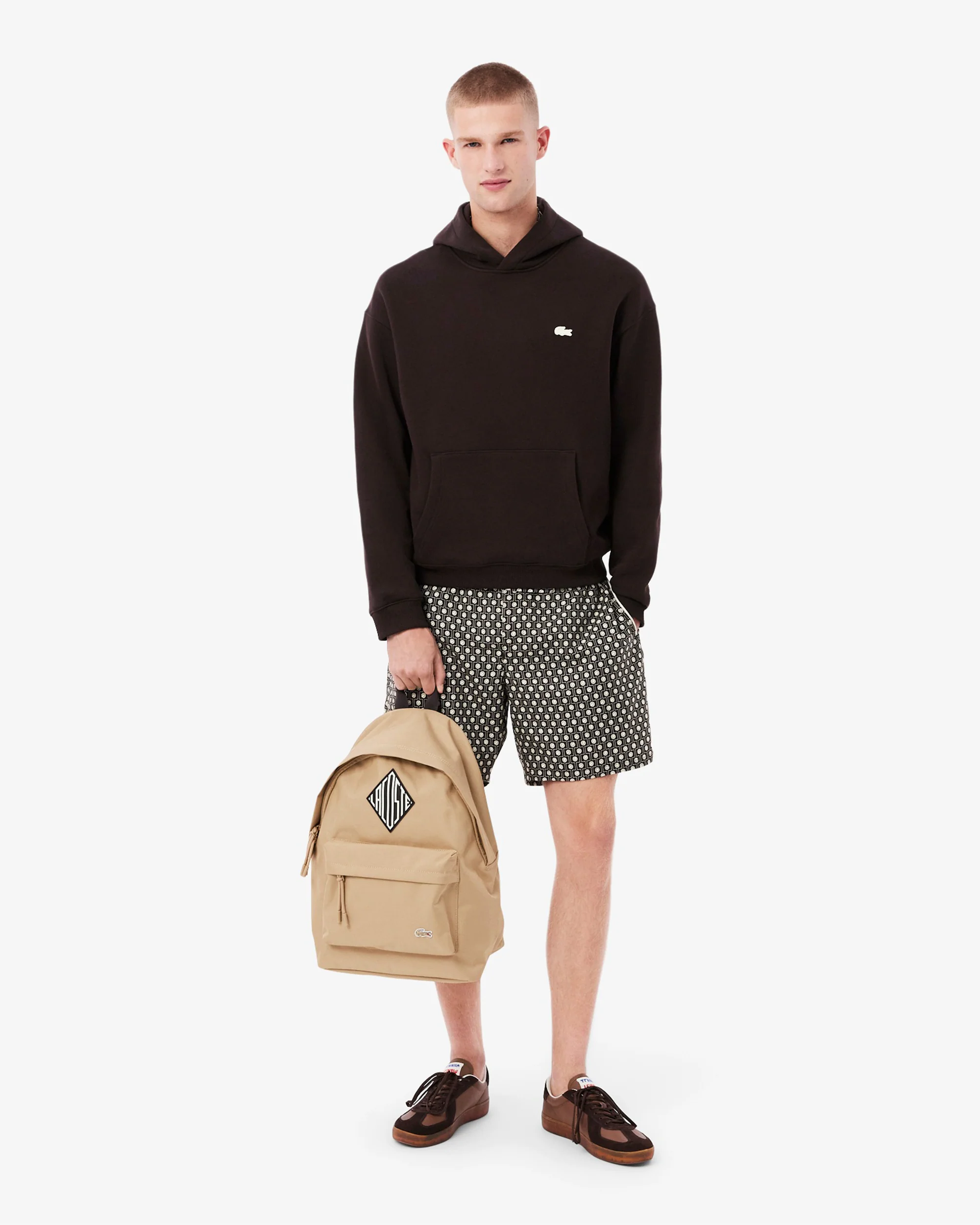 Lacoste Oversize Herren-Hoodie mit Grafik - Image 2
