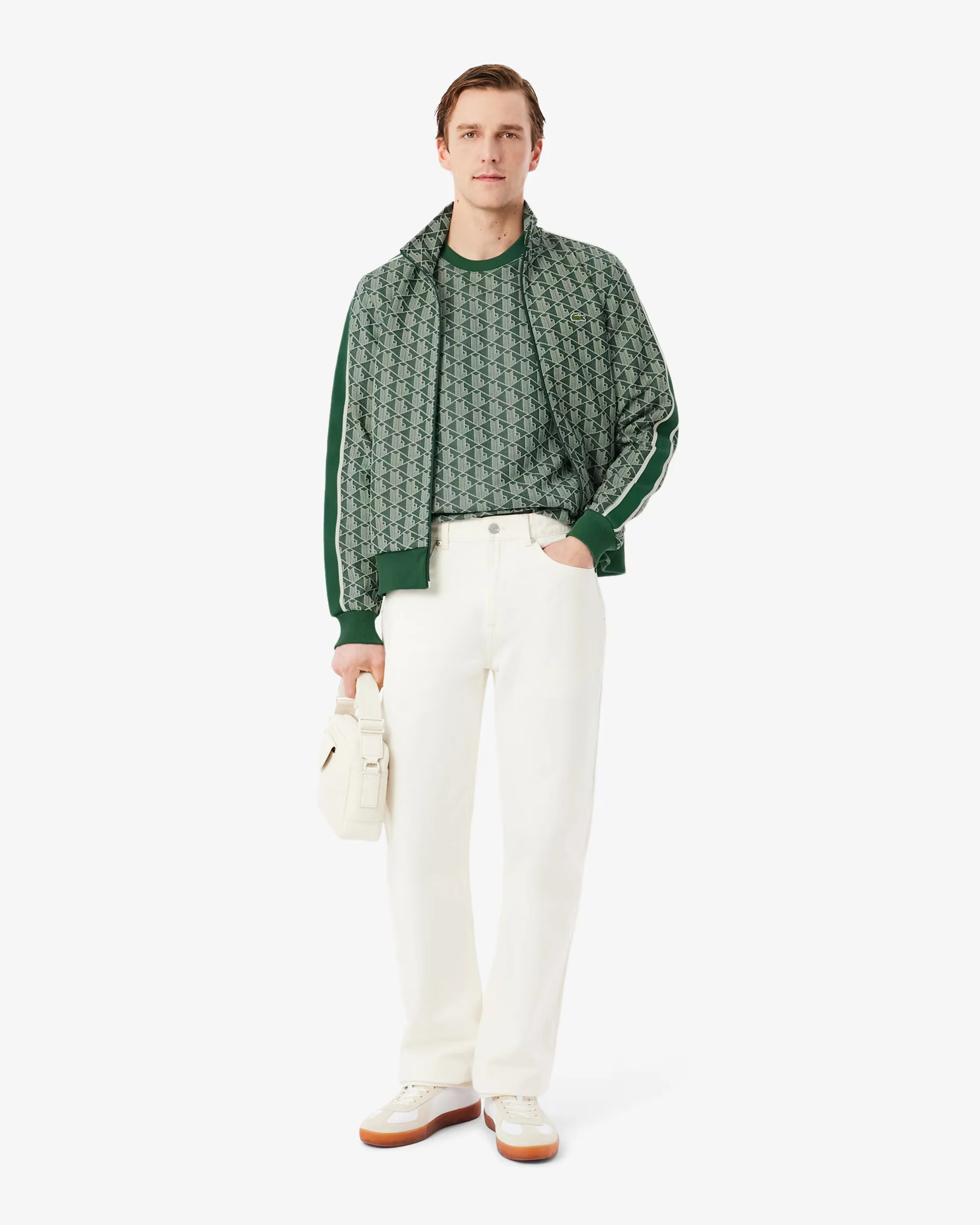 Lacoste Jacquard Herren-T-Shirt mit Grafik - Image 2