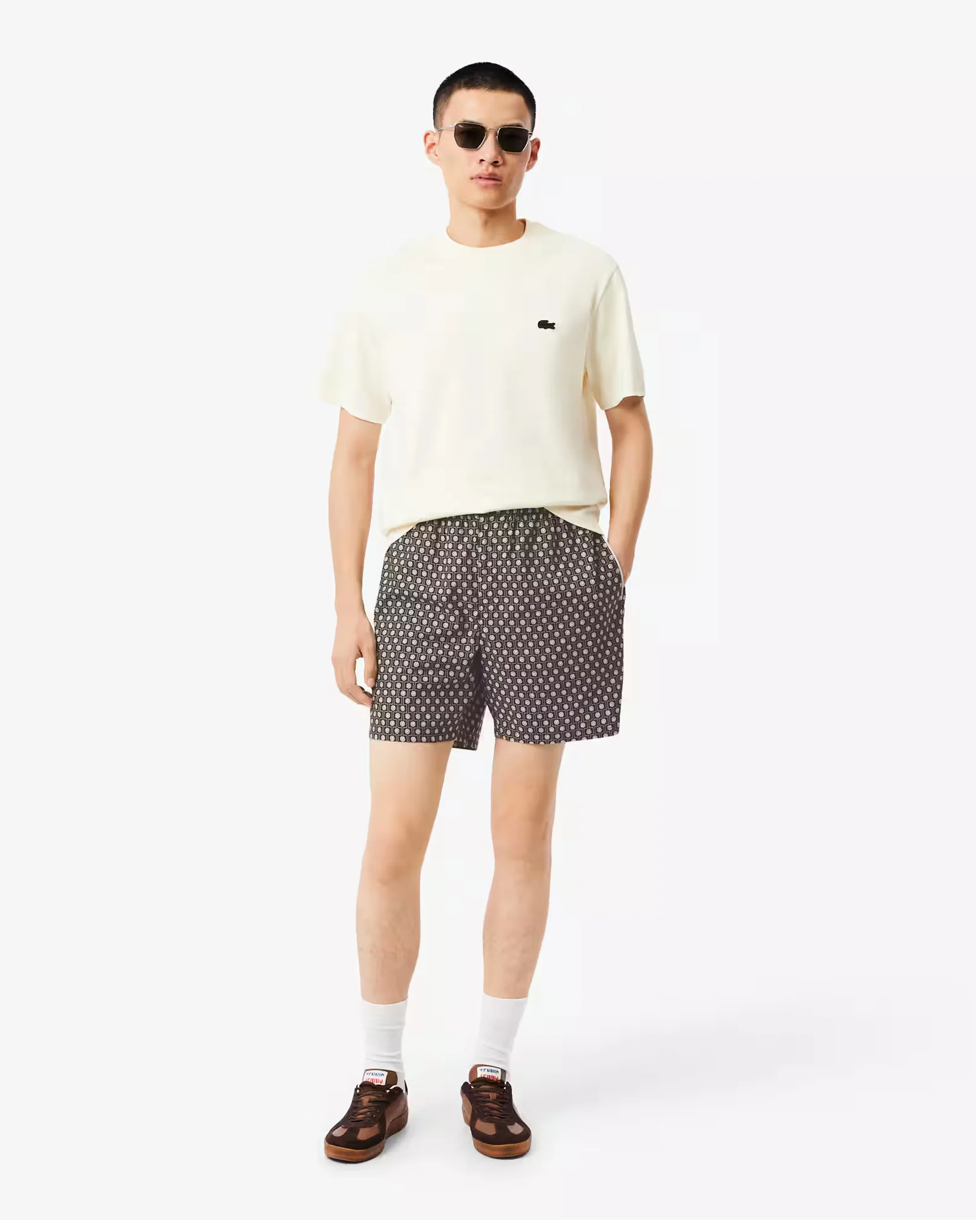 Lacoste Muster Relaxed Herren-Shorts - Image 3
