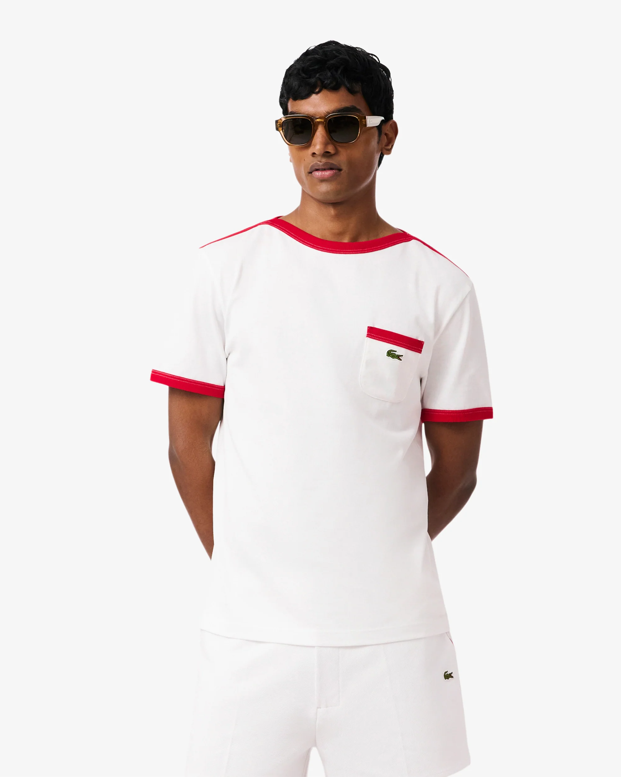 Lacoste Re-edition Herren-T-Shirt mit Logo - Image 2