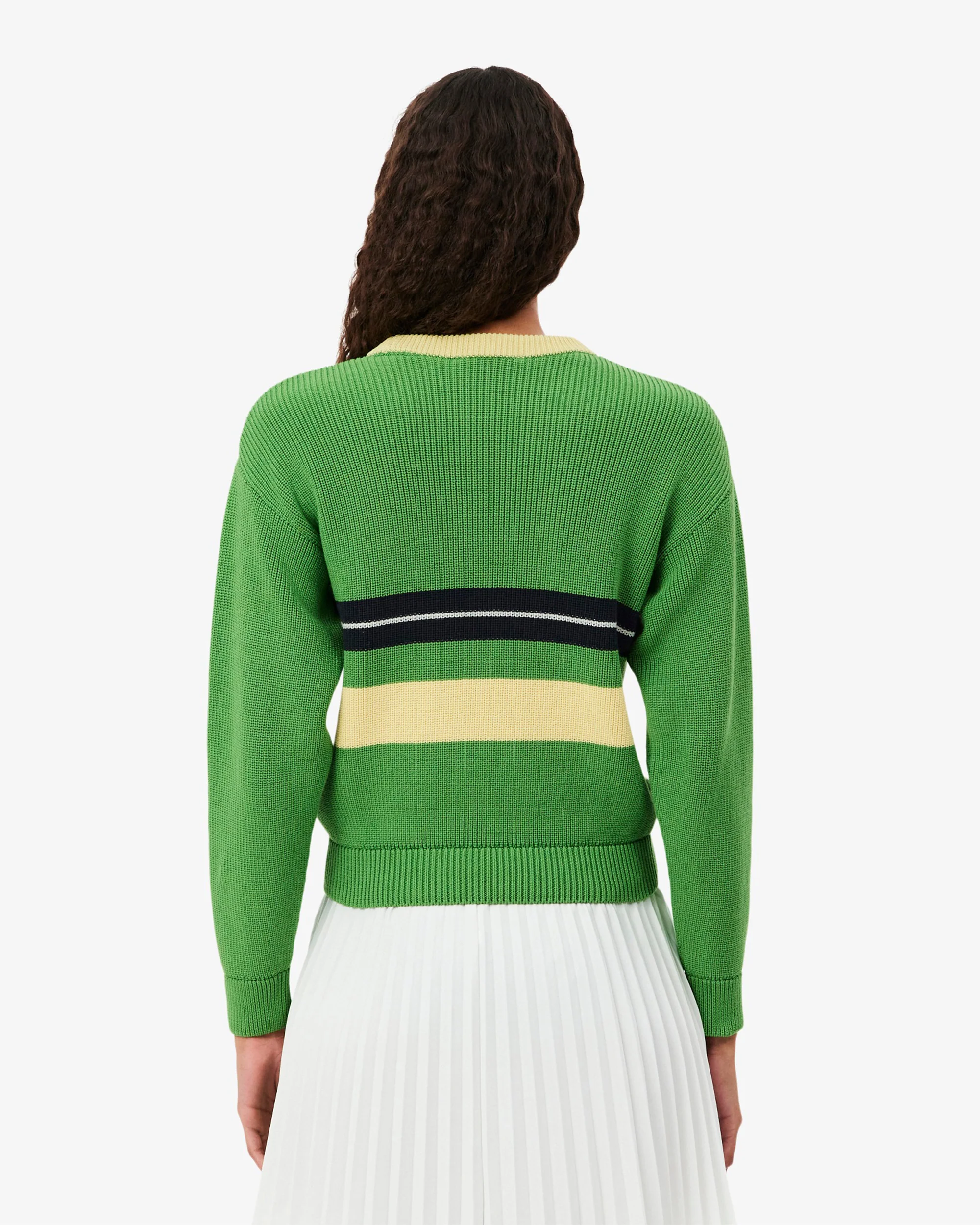 Lacoste Re-edition Relaxed Damen-Pullover mit Logo - Image 4