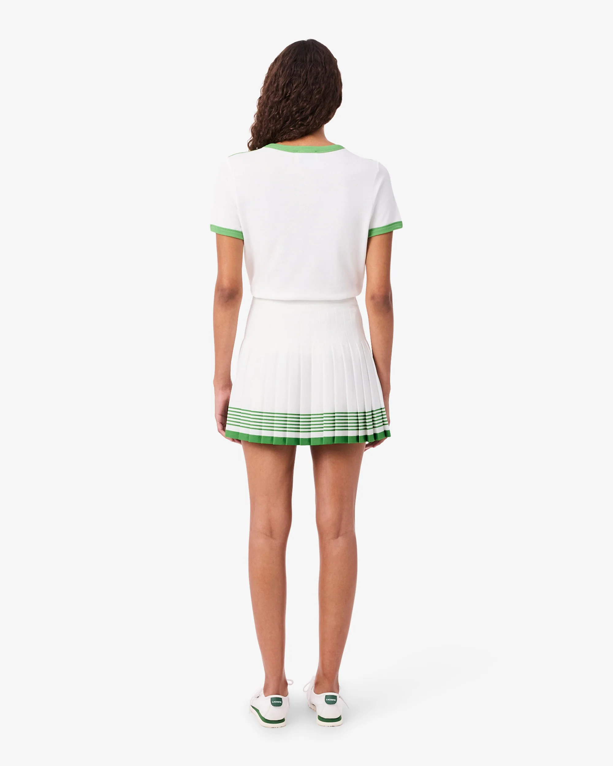 Lacoste Re-edition kurzer Damen-Rock mit Streifen - Image 5
