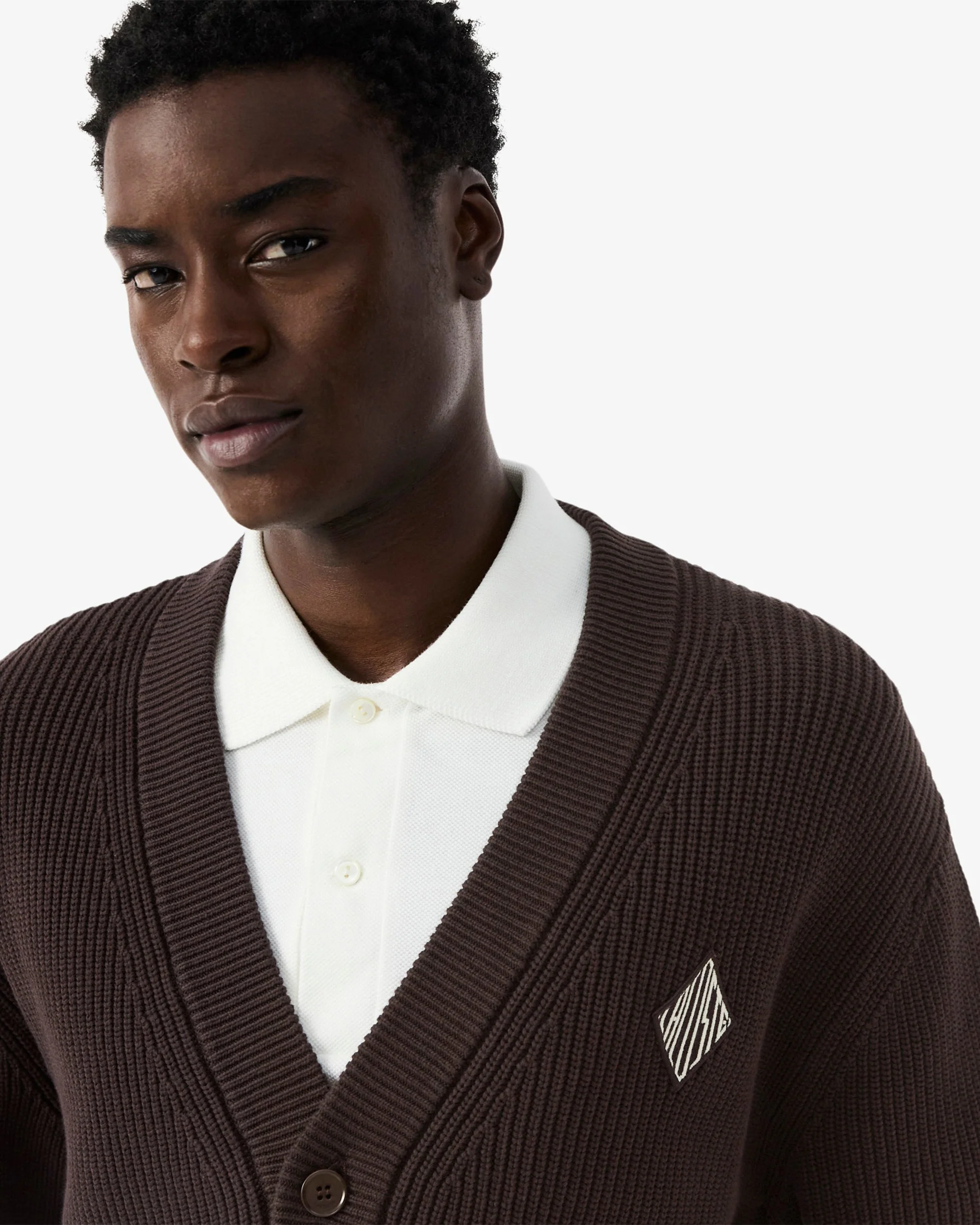 Lacoste Retro Relaxed Herren-Cardigan mit Logo - Image 4