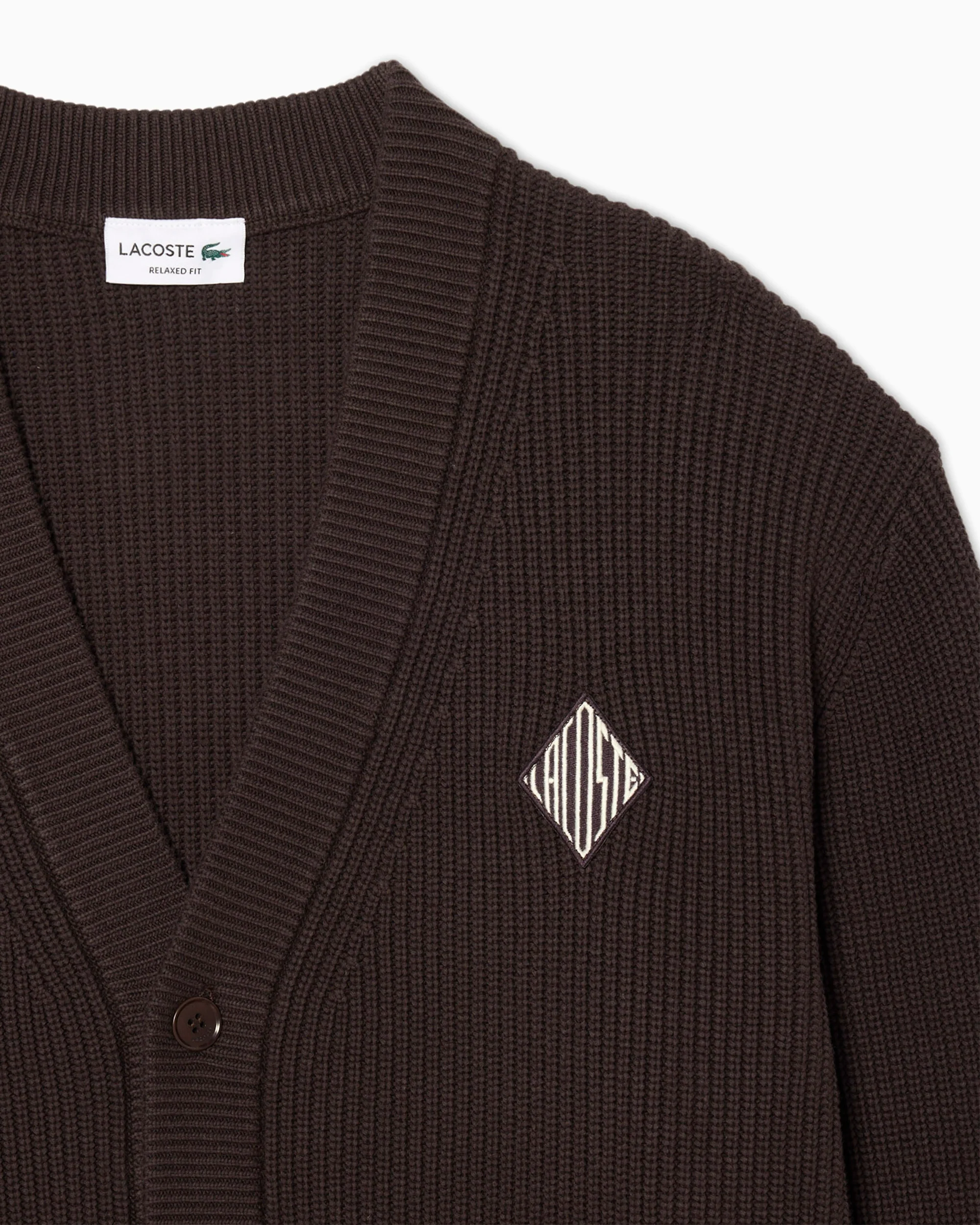 Lacoste Retro Relaxed Herren-Cardigan mit Logo - Image 6