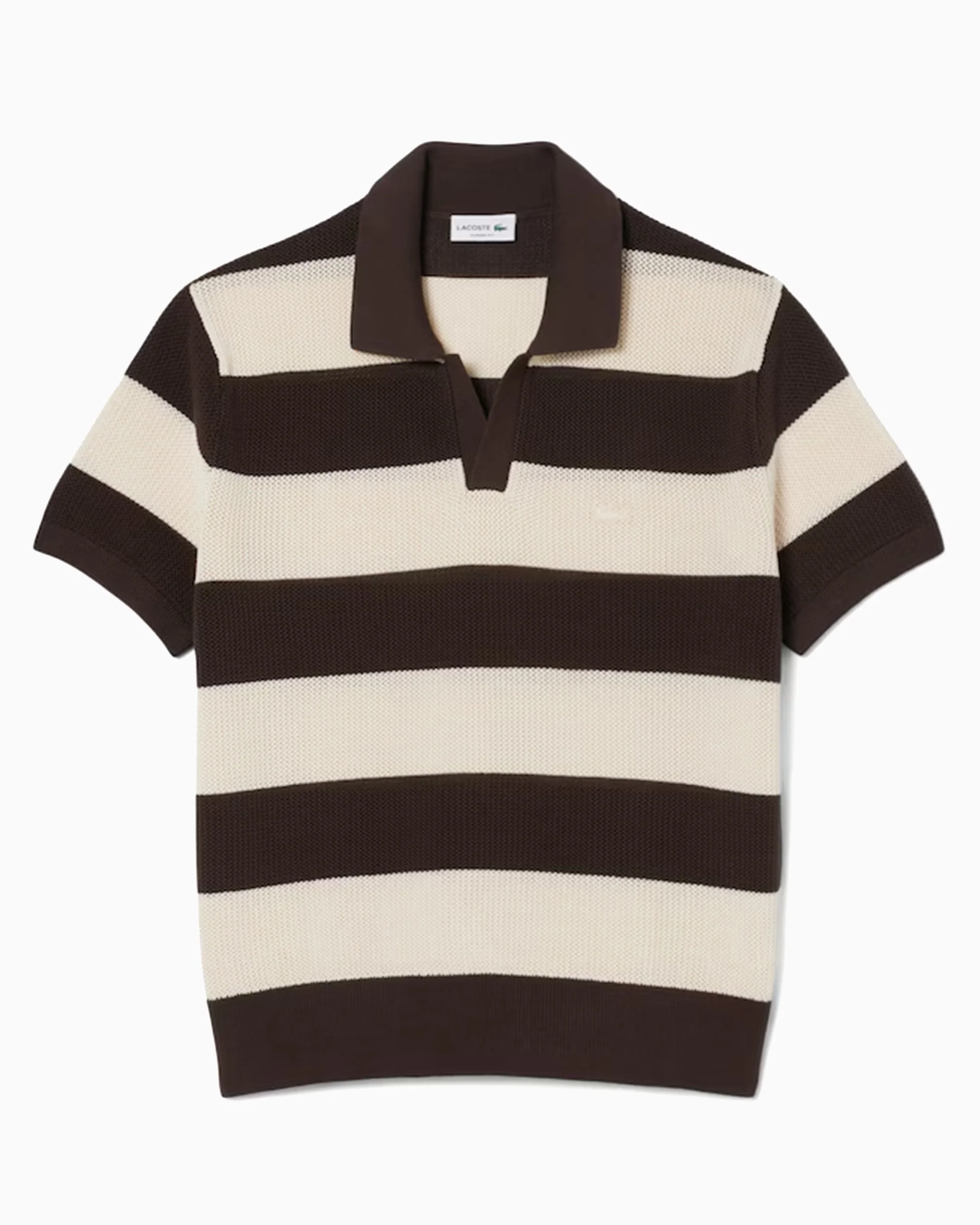 Lacoste Relaxed Herren-Poloshirt mit Streifen