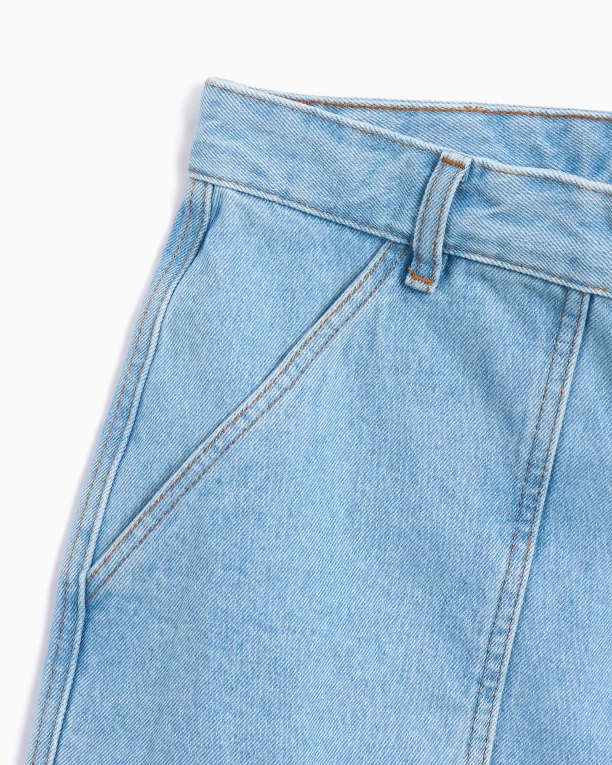 Maison Kitsuné Maison Kitsuné Workwear Men's Denim Shorts Herren-Shorts - Image 3