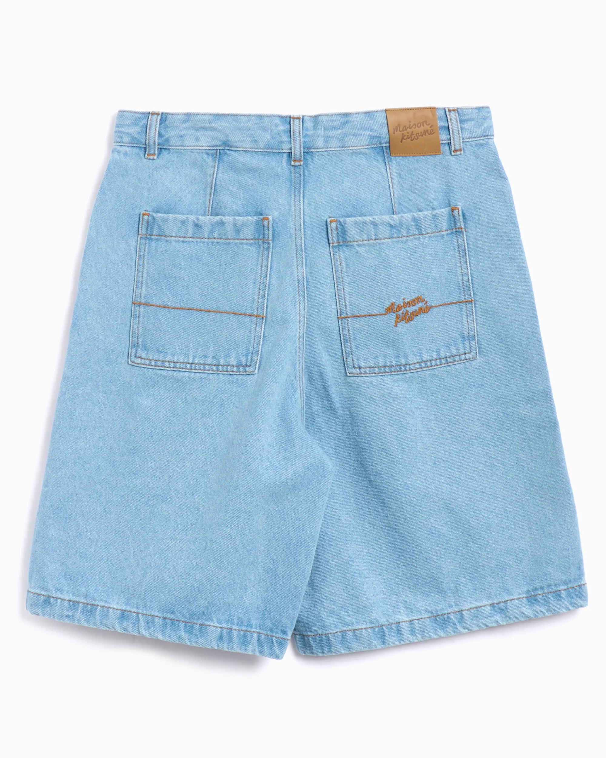 Maison Kitsuné Maison Kitsuné Workwear Men's Denim Shorts Herren-Shorts - Image 4