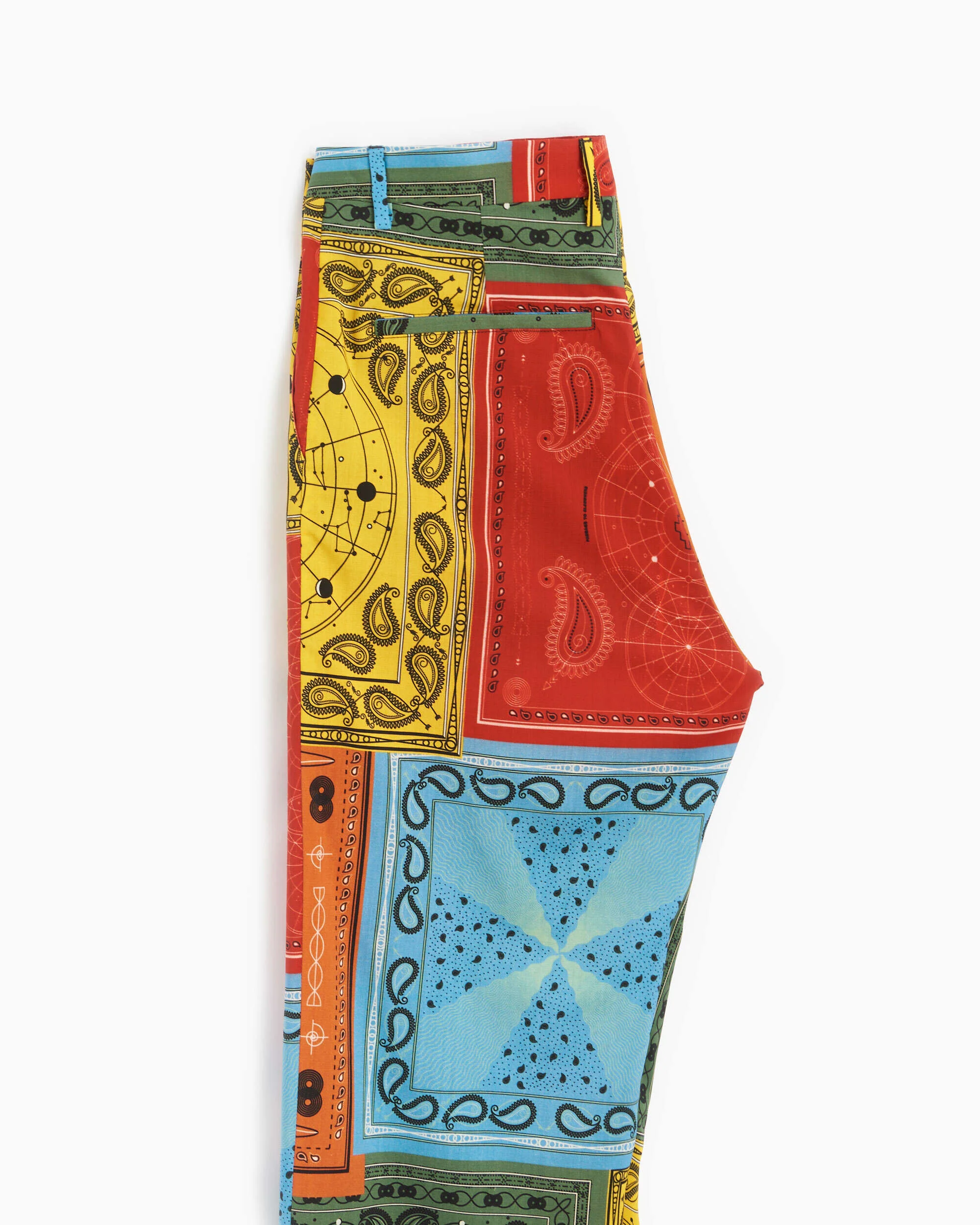 Marcelo Burlon Bandana Men's Allover Printed Straight Leg Pants Herren-Hosen - Image 7