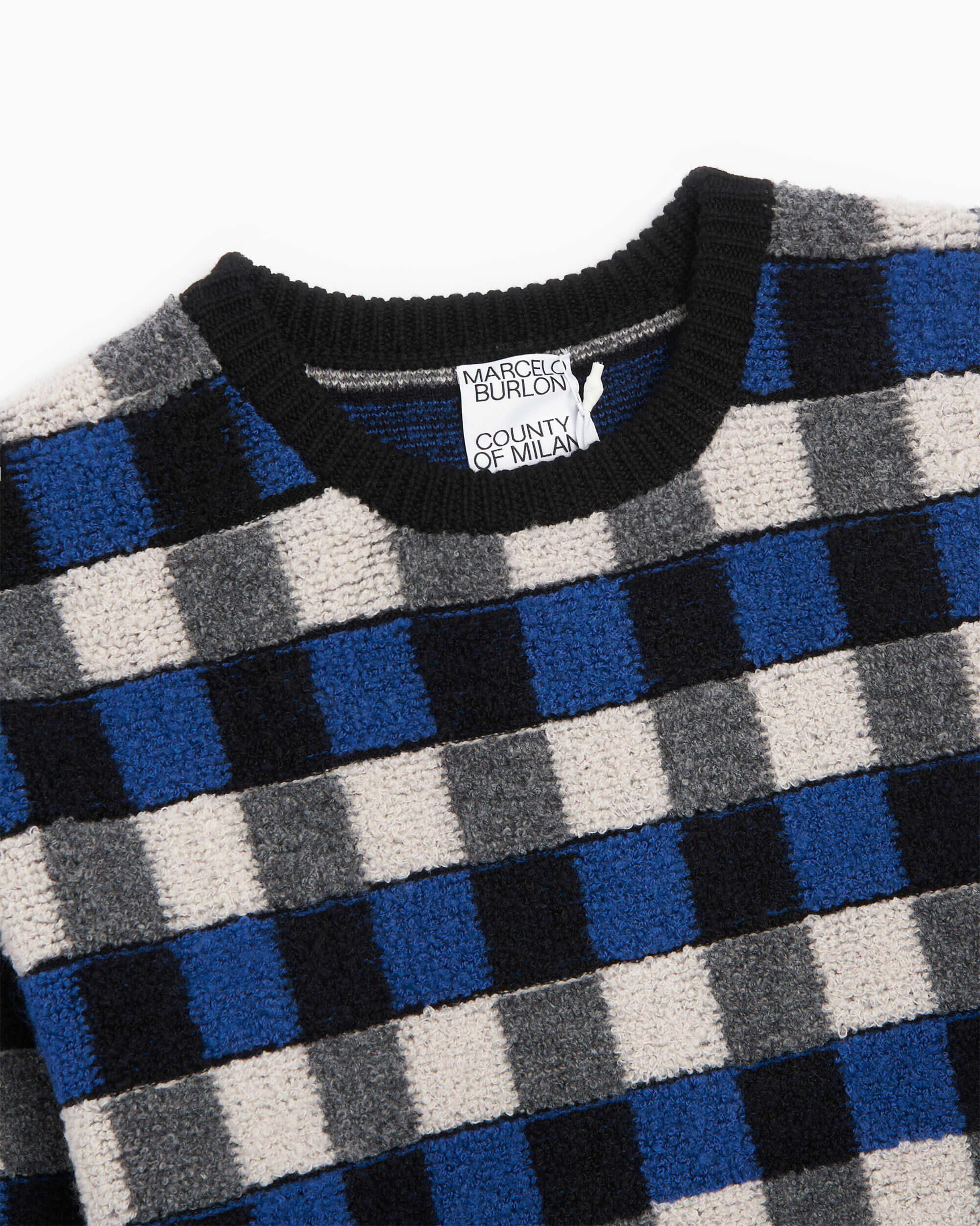 Marcelo Burlon Checkerboard Kinit Basic Men's Sweatshirt Herren-Sweatshirt - Image 2
