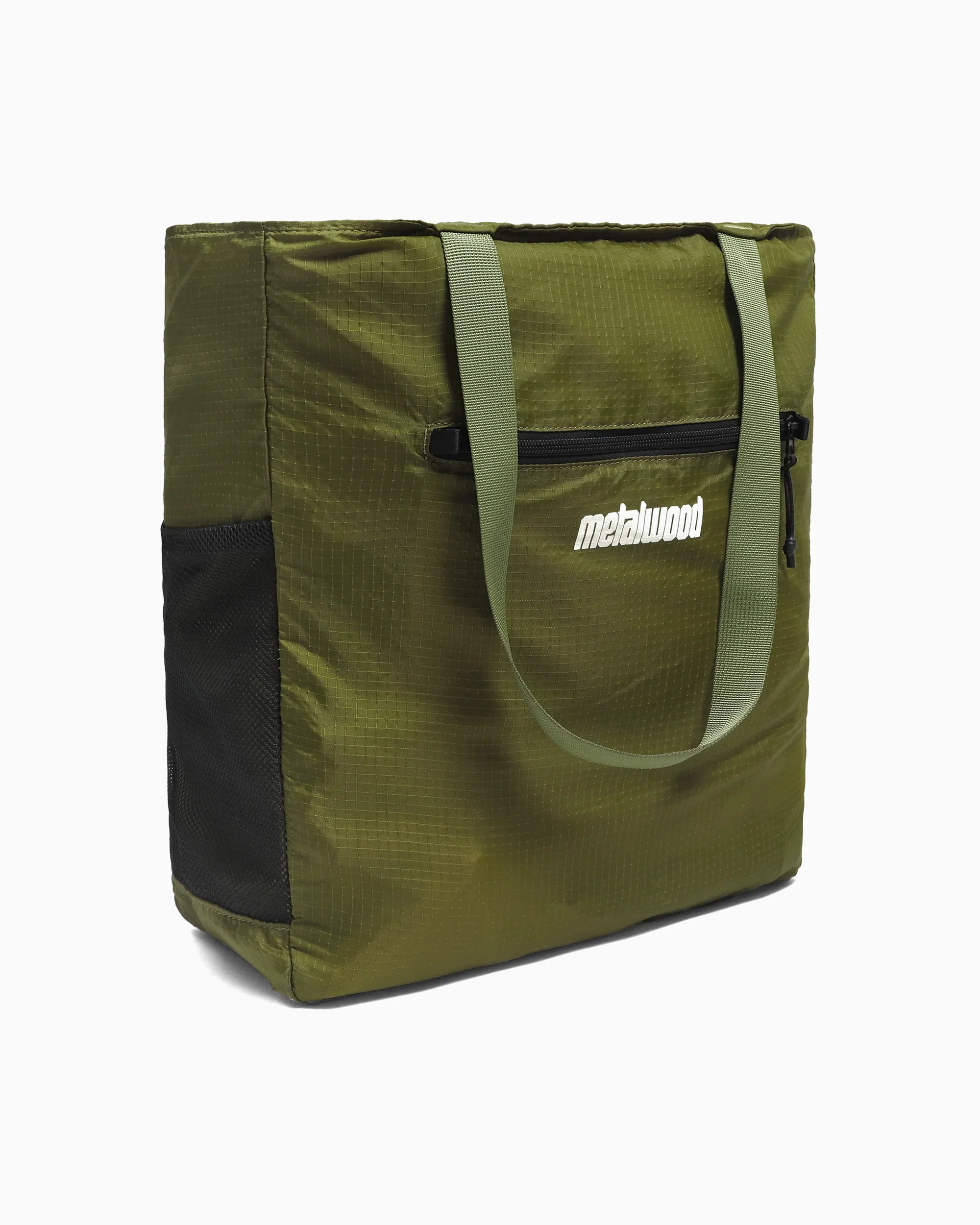Metalwood Pocketable Unisex Tote Bag