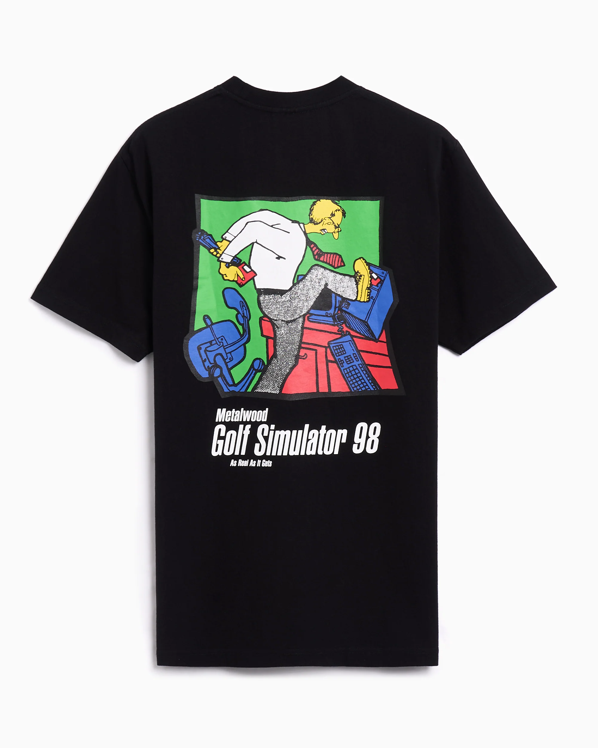 Metalwood Simulator 98 Herren-T-Shirt mit Grafik - Image 3