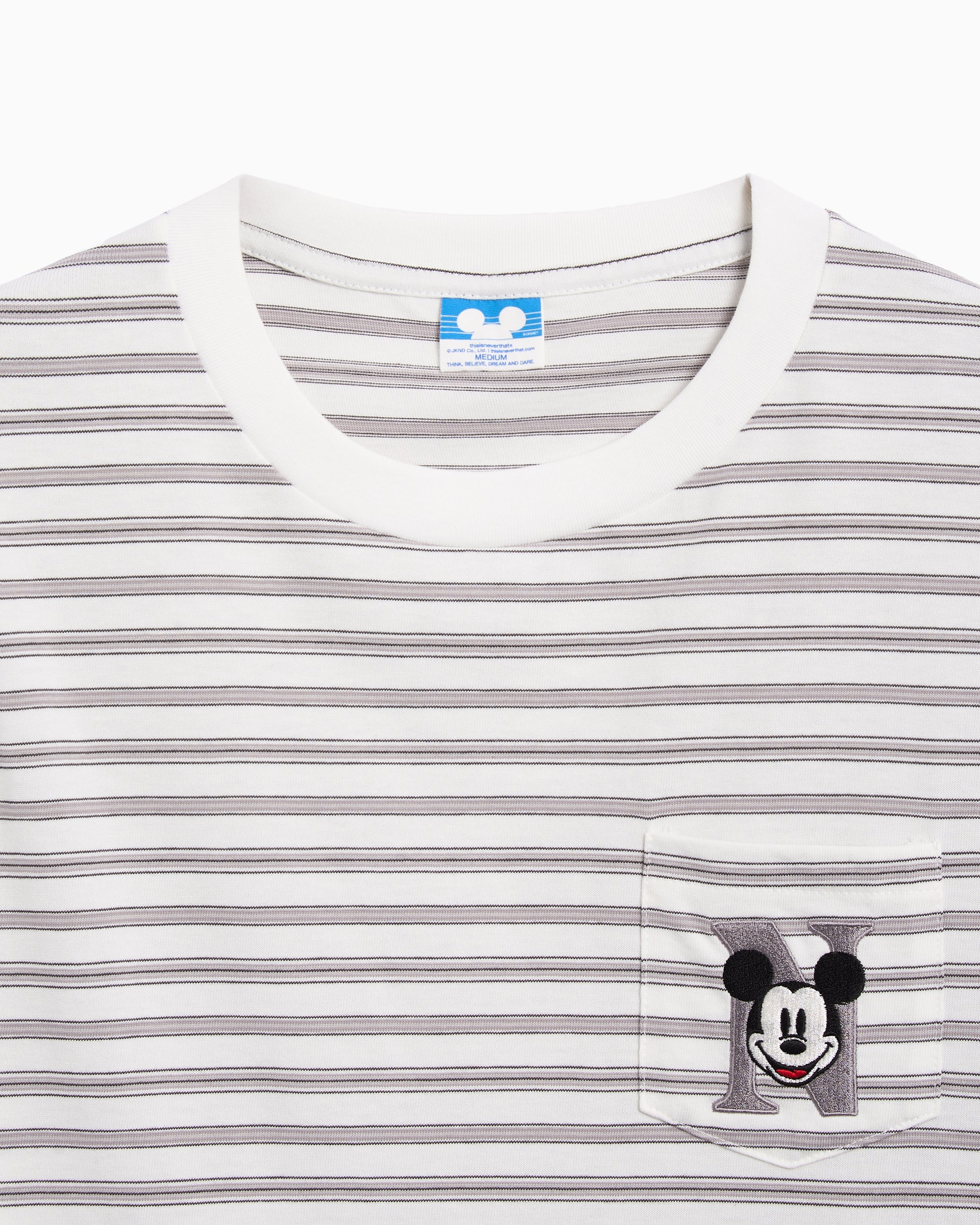 thisisneverthat® Mickey Boarder Herren-T-Shirt mit Streifen - Image 2
