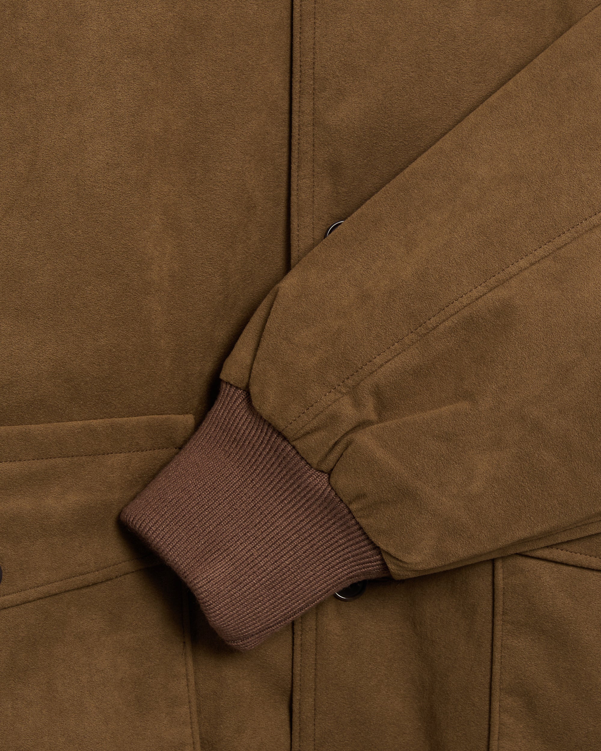 nanamica Insulation Crew Relaxed Herren-Lederjacke - Image 4