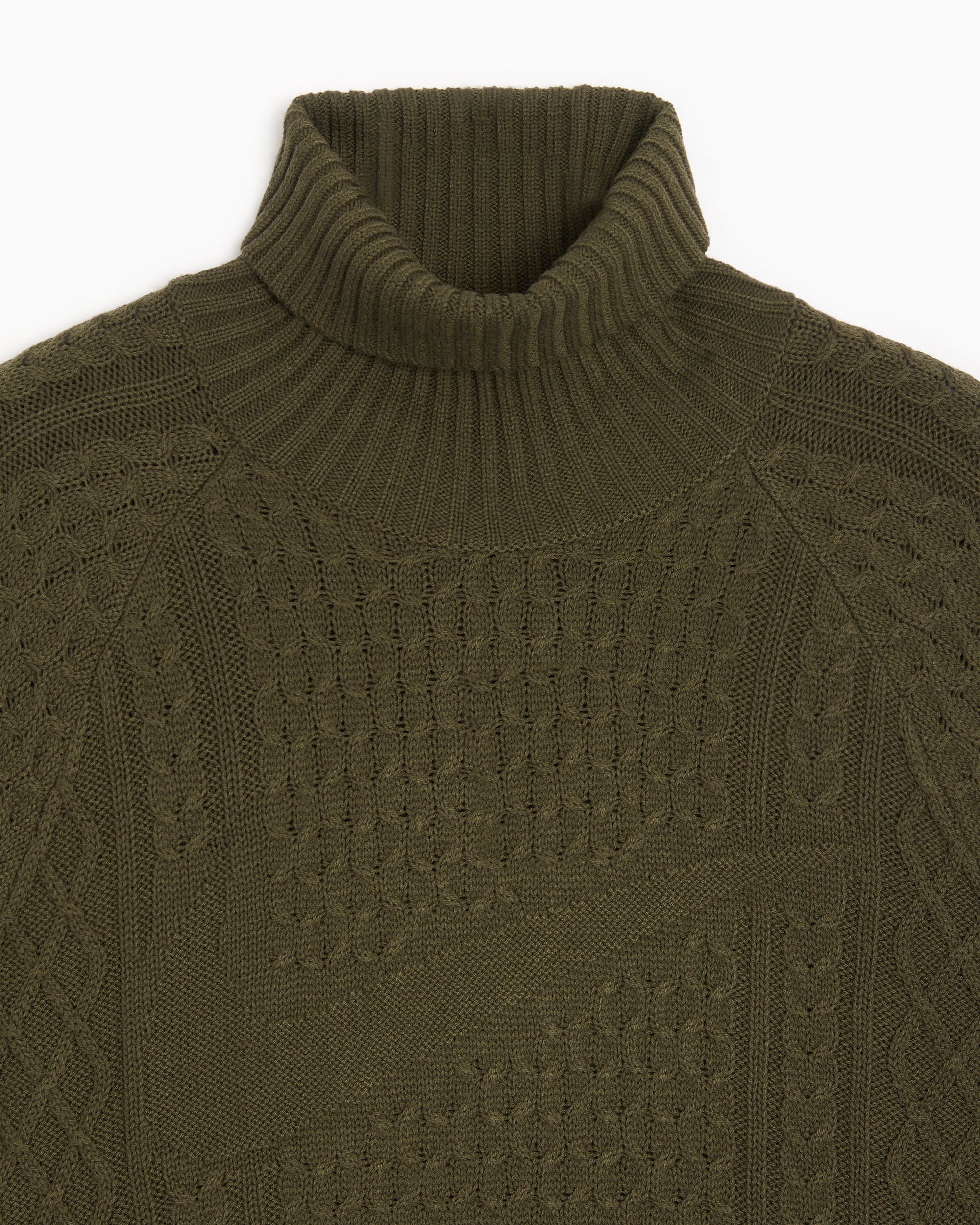Nike Life Men's Turtleneck Cable Knit Sweater Herren-Pullover - Image 7