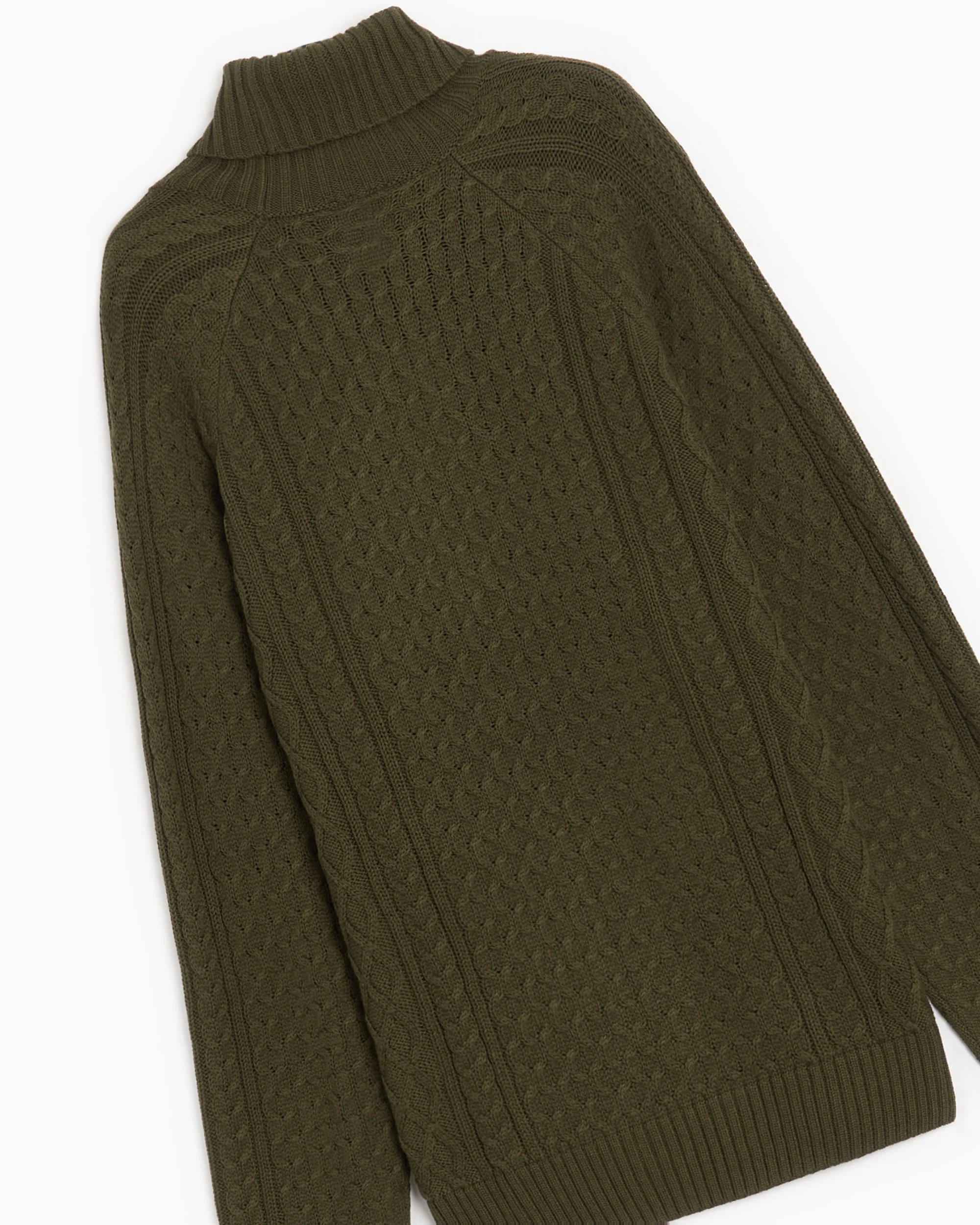 Nike Life Men's Turtleneck Cable Knit Sweater Herren-Pullover - Image 8