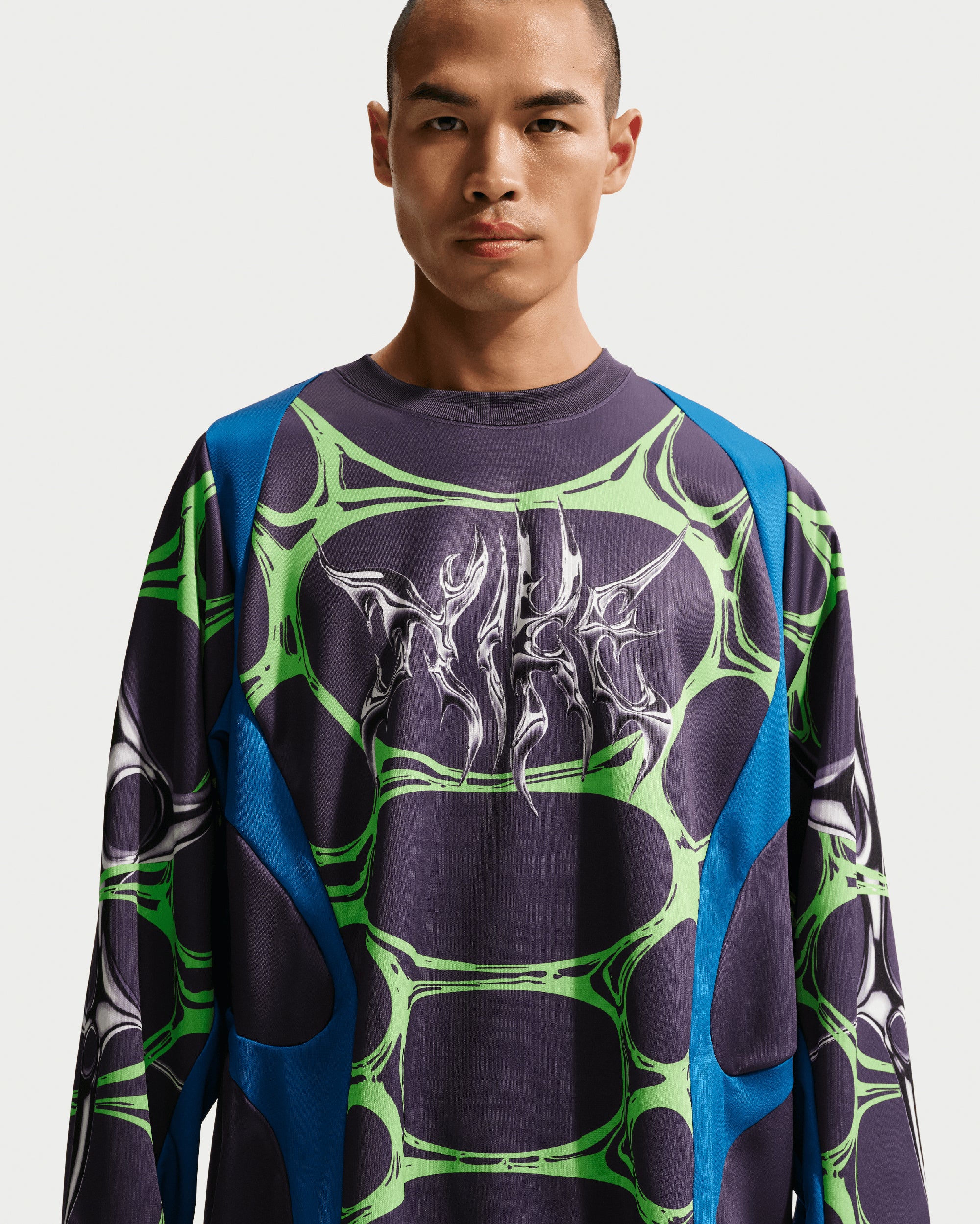 Nike Project F.R.O.G. Jelly Cage Oversize Herren-Jersey T-Shirt mit Grafik und mit langen Ärmeln
