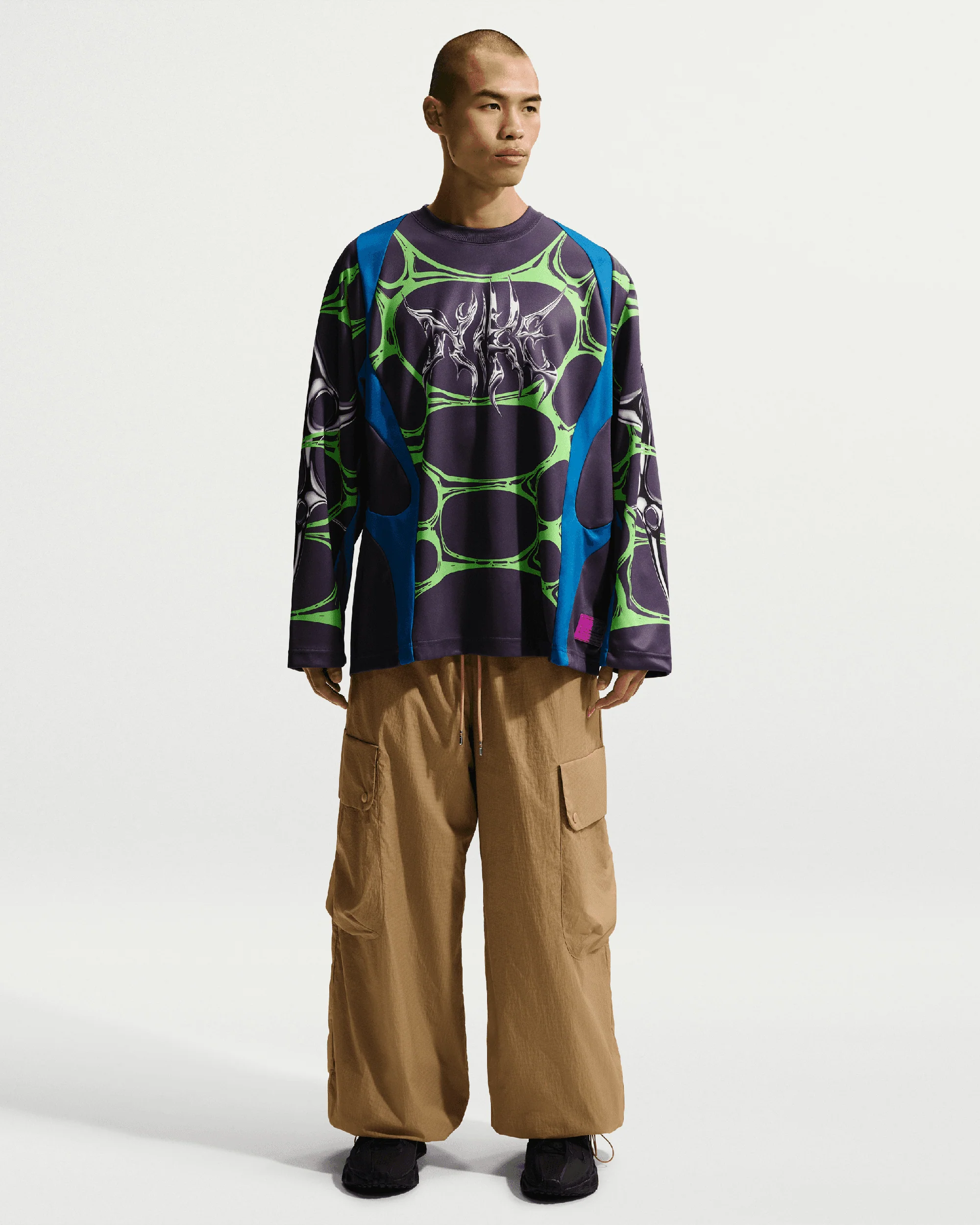 Nike Project F.R.O.G. Jelly Cage Oversize Herren-Jersey T-Shirt mit Grafik und mit langen Ärmeln - Image 2