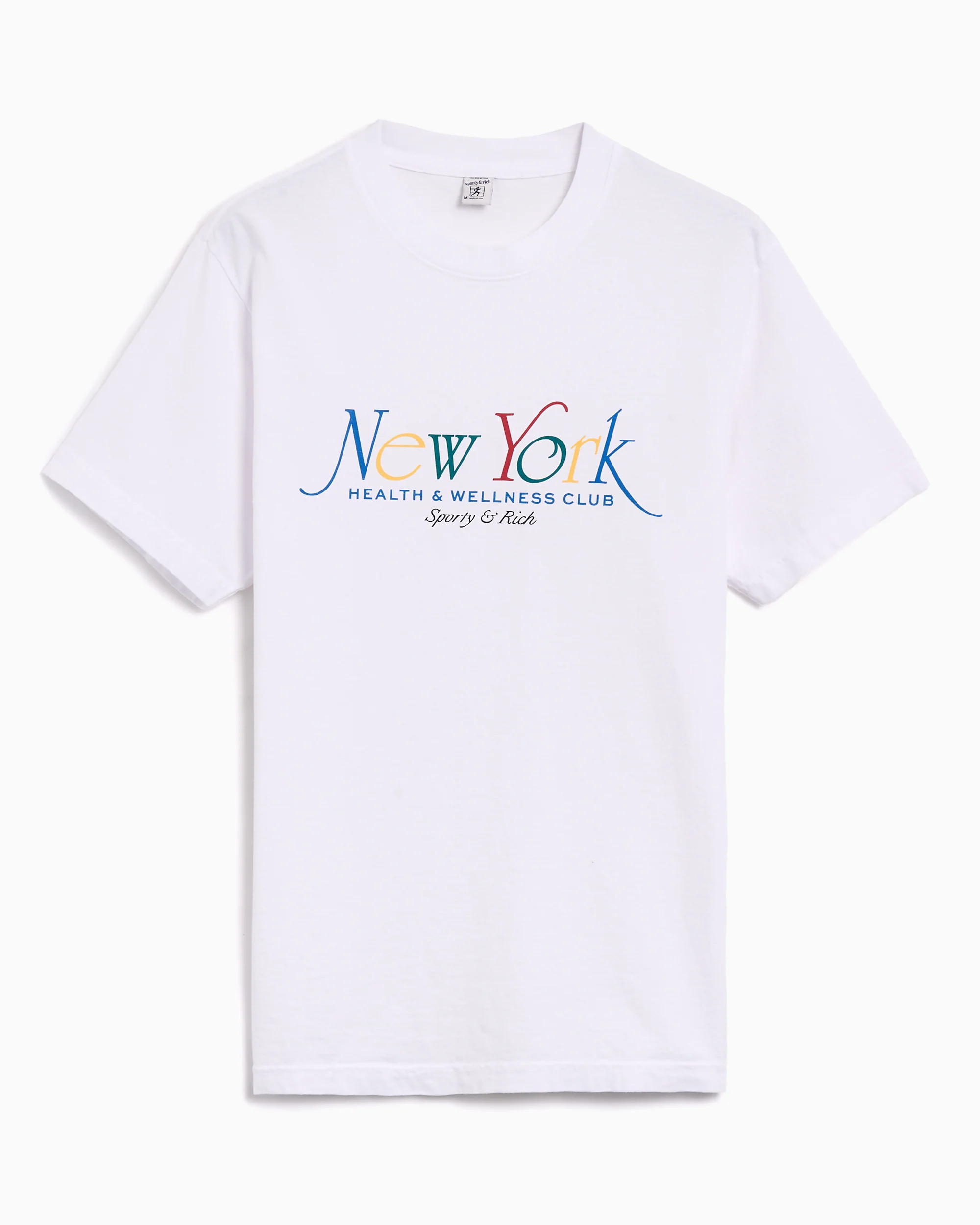 Sporty & Rich NY 94 Relaxed Unisex T-Shirt mit Grafik
