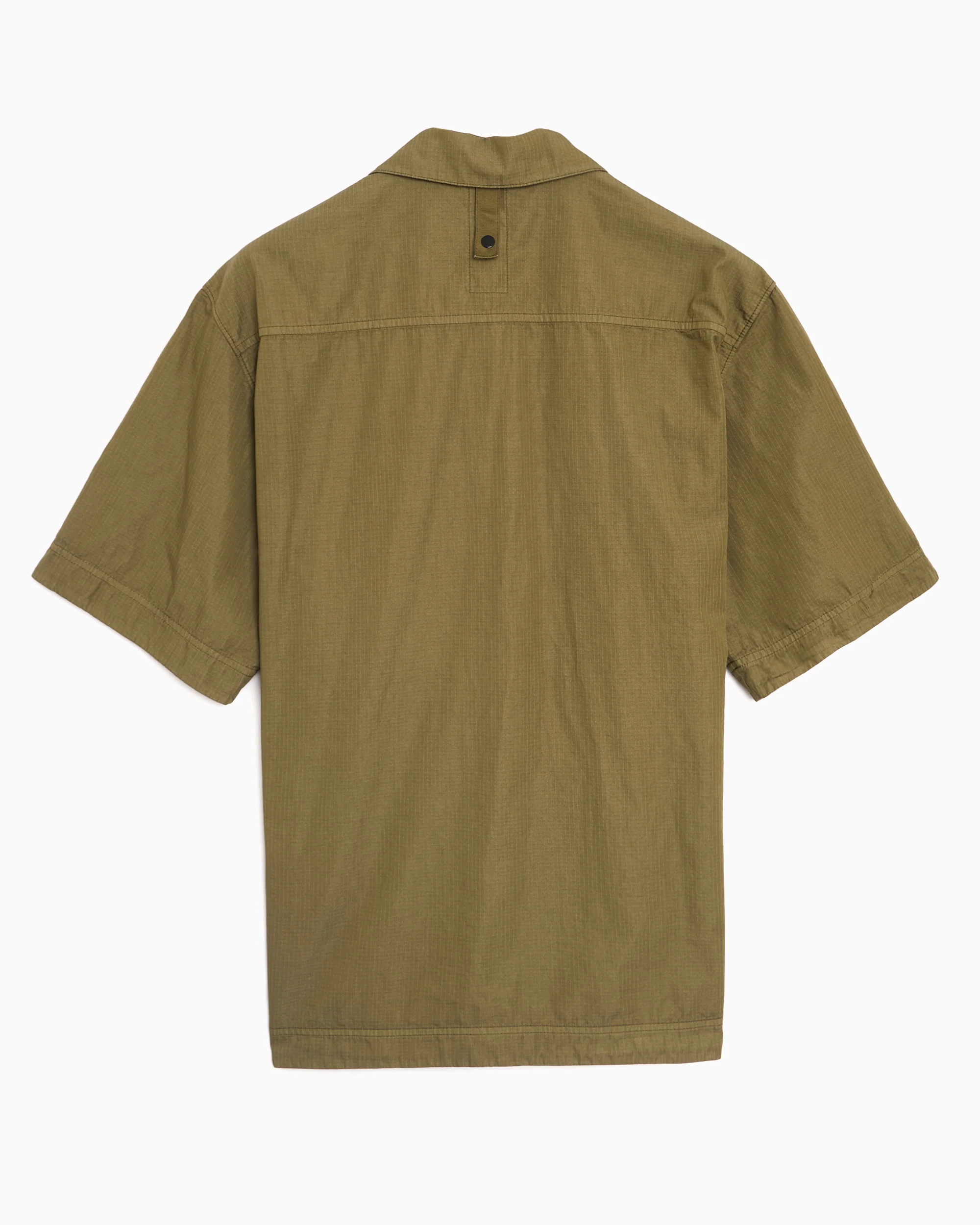 Stone Island Nylon Micro Ripstop Relaxed Herren-Hemd mit kurzen Ärmeln - Image 7