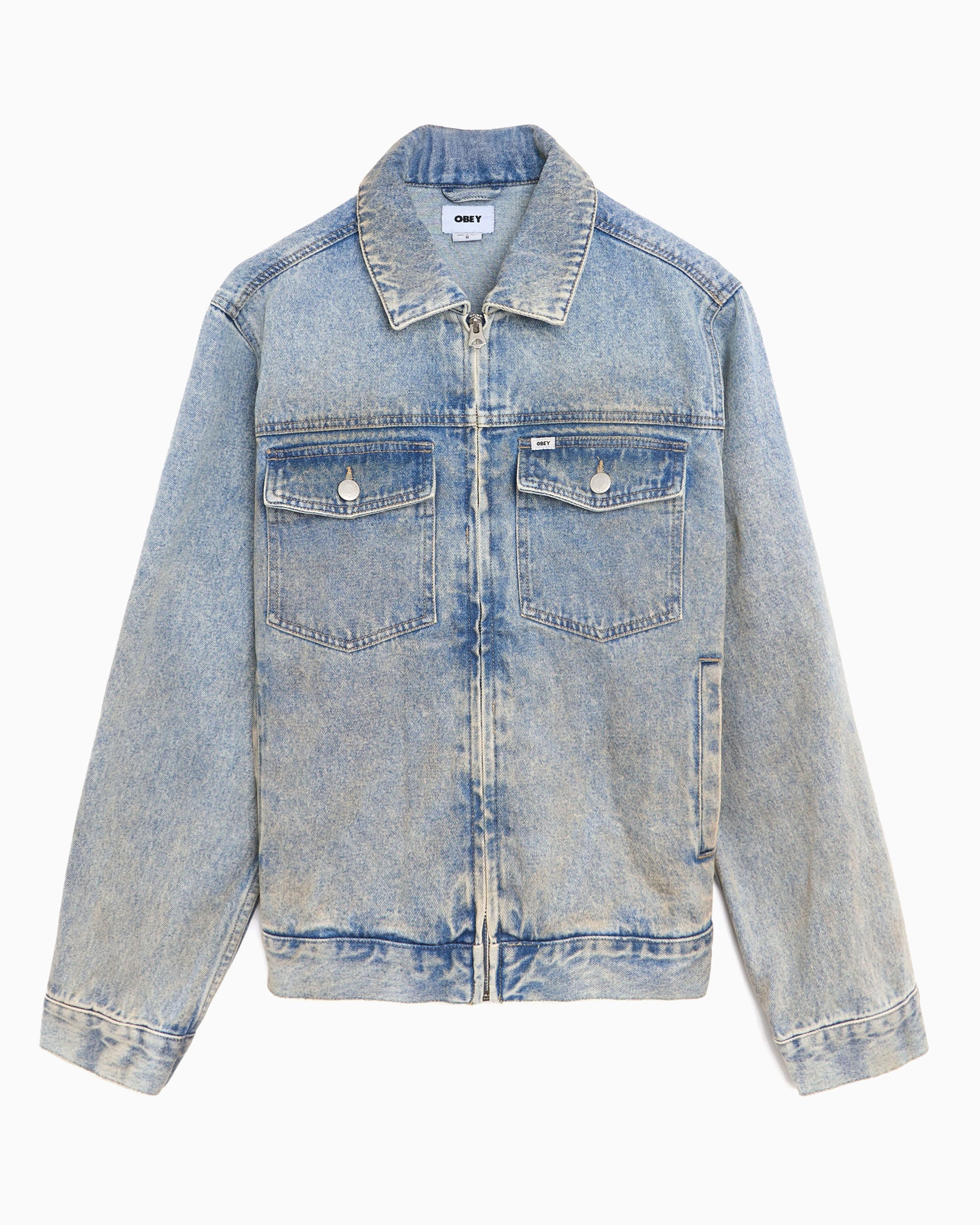 OBEY Clothing Base Trucker Herren-Denimjacke