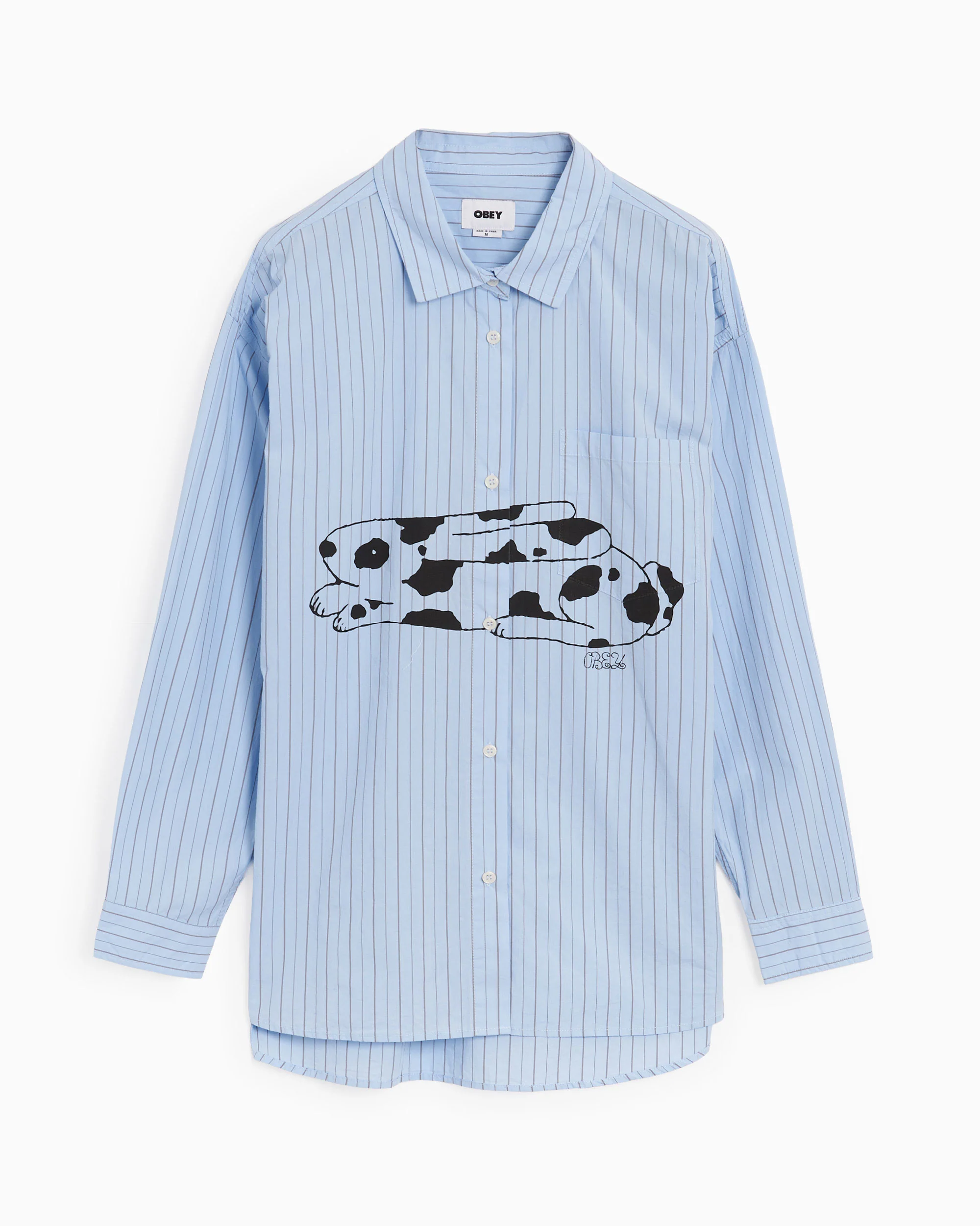 OBEY Clothing Beverly Oversize Damen-Hemd mit Grafik
