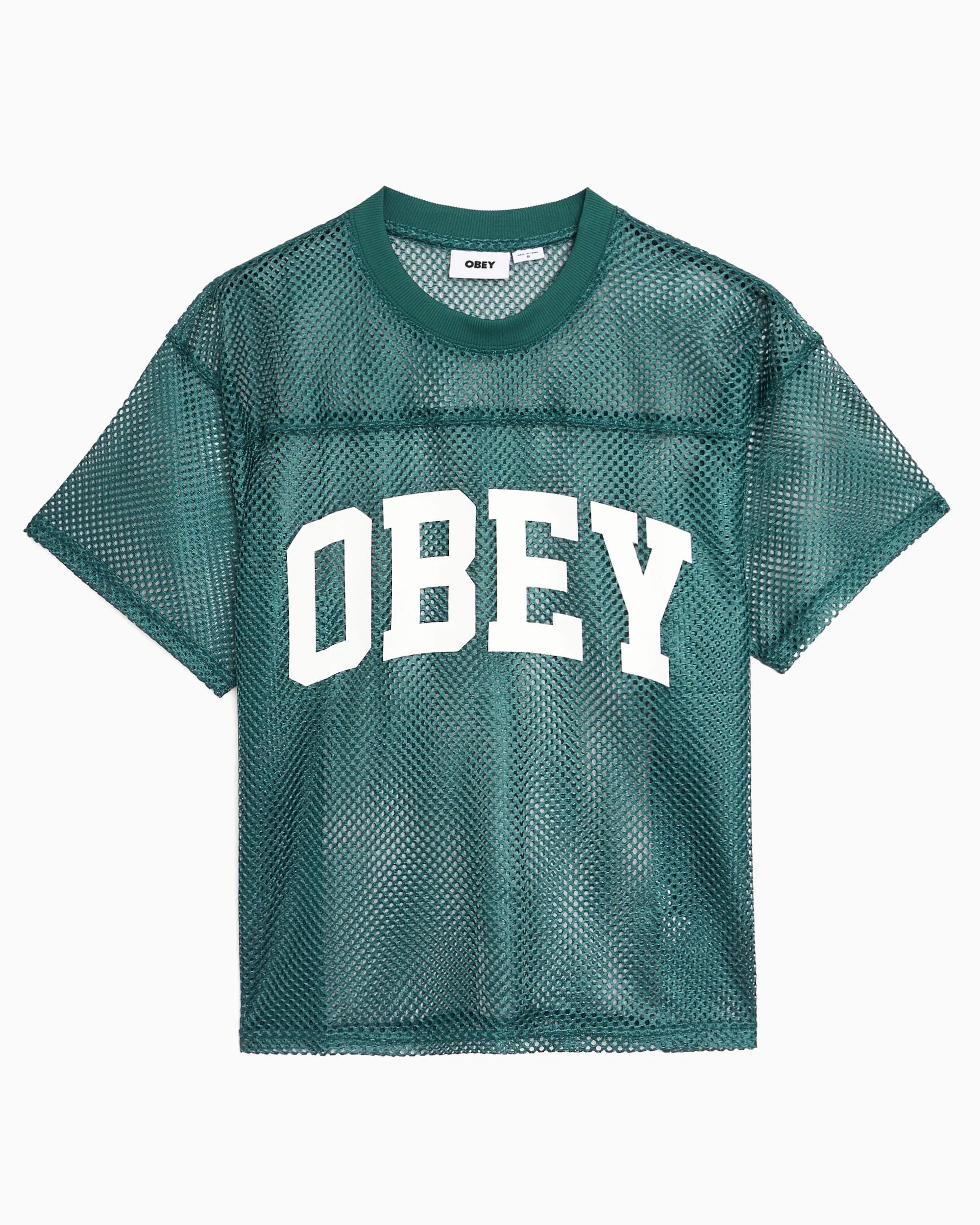 OBEY Clothing Collegiate Boxy Herren-Jersey T-Shirt mit Logo