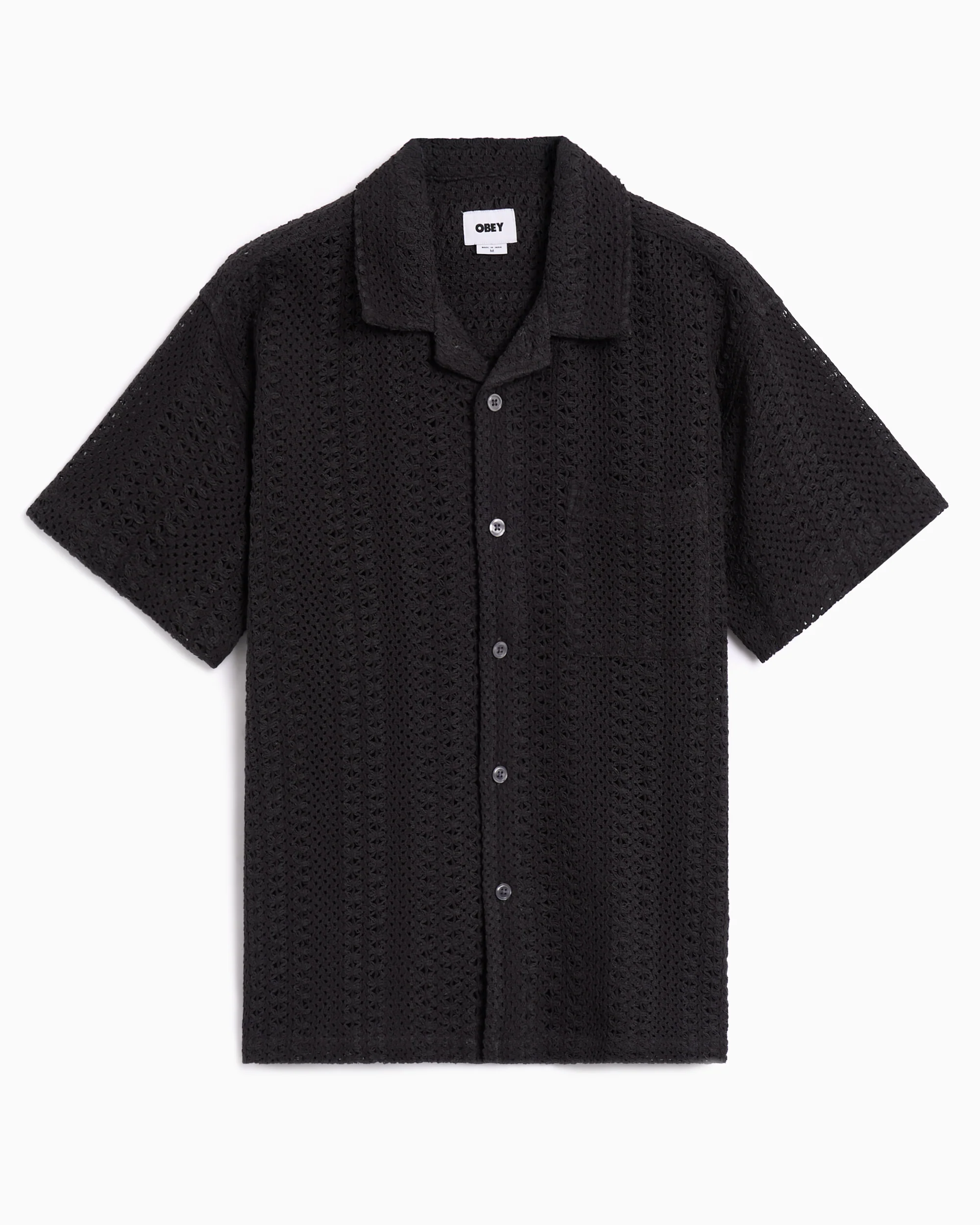 OBEY Clothing Harison Herren-Hemd mit kurzen Ärmeln