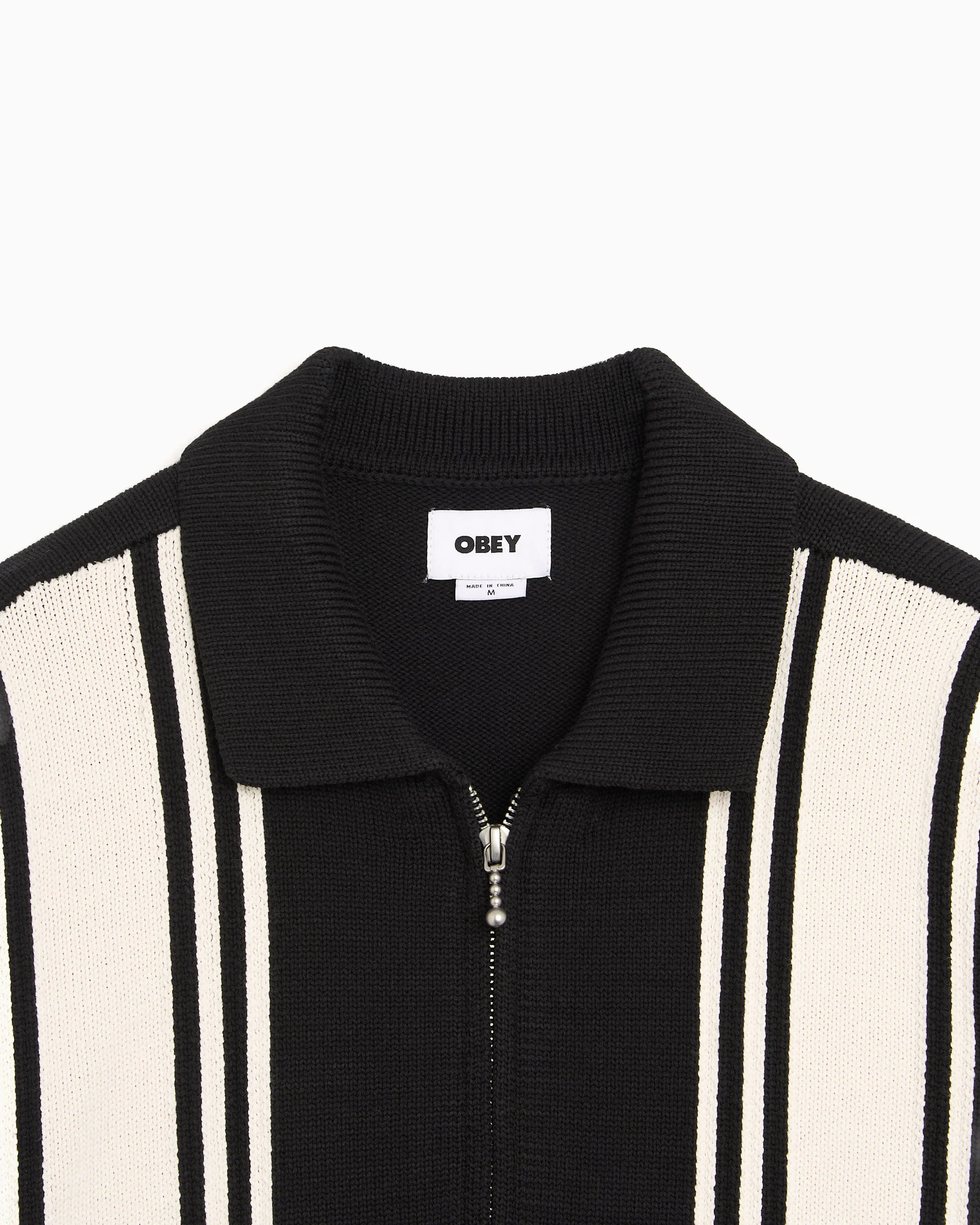 OBEY Clothing Matt Herren-Cardigan mit Streifen - Image 2