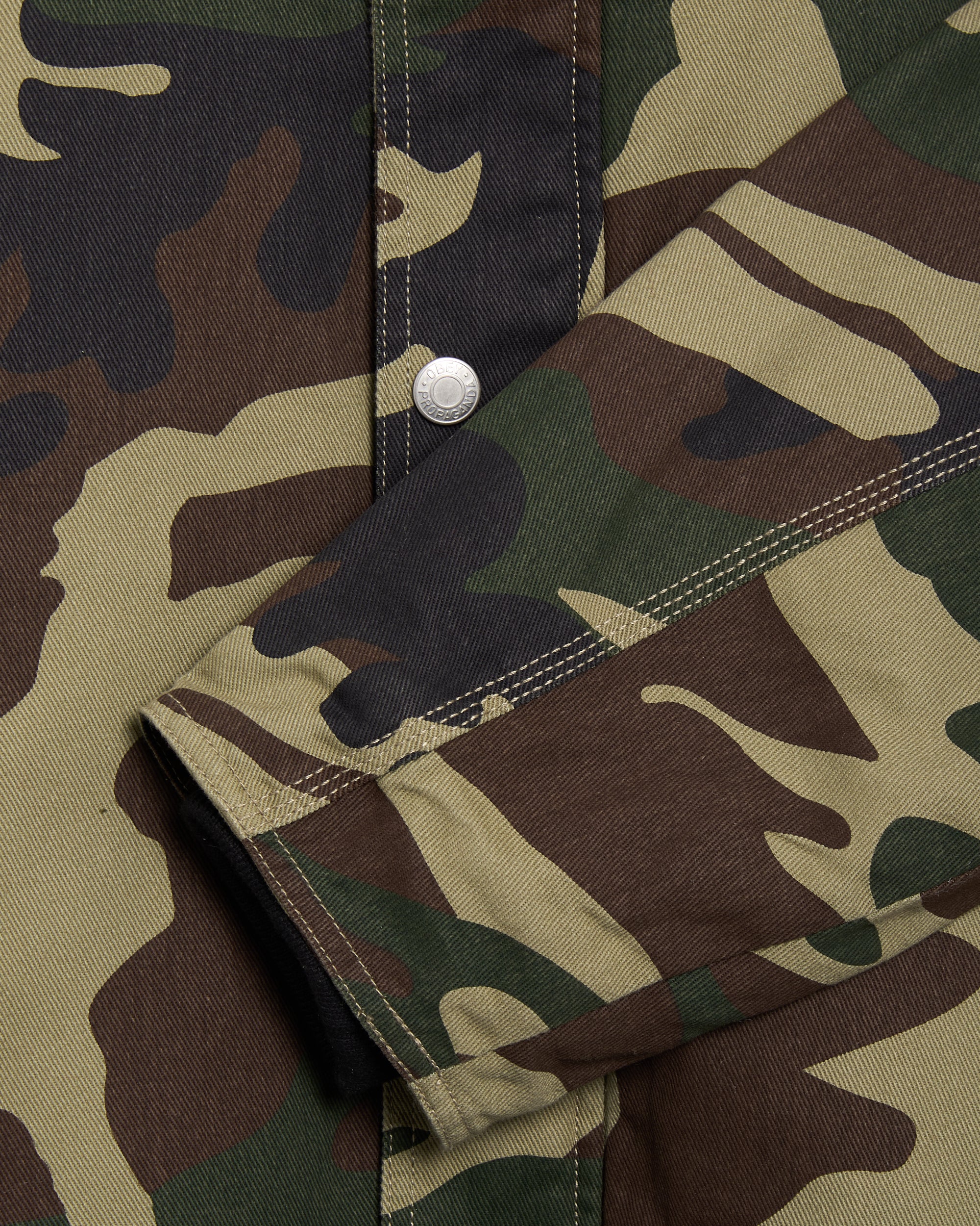 OBEY Clothing Norton Barn Herren-Work-Jacke mit Camo-Print - Image 4