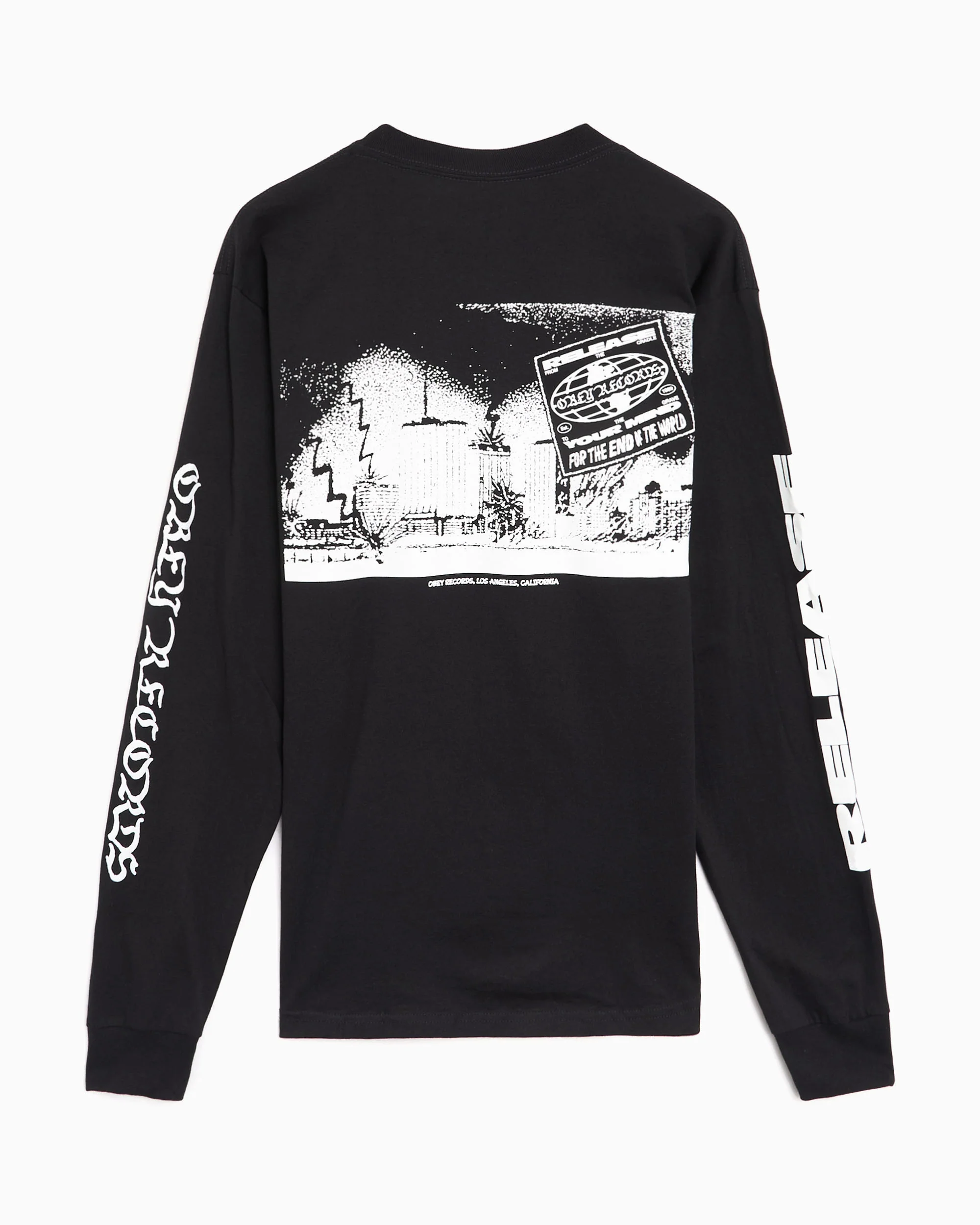 OBEY Clothing Release Your Mind Herren-T-Shirt mit Grafik und mit langen Ärmeln - Image 3