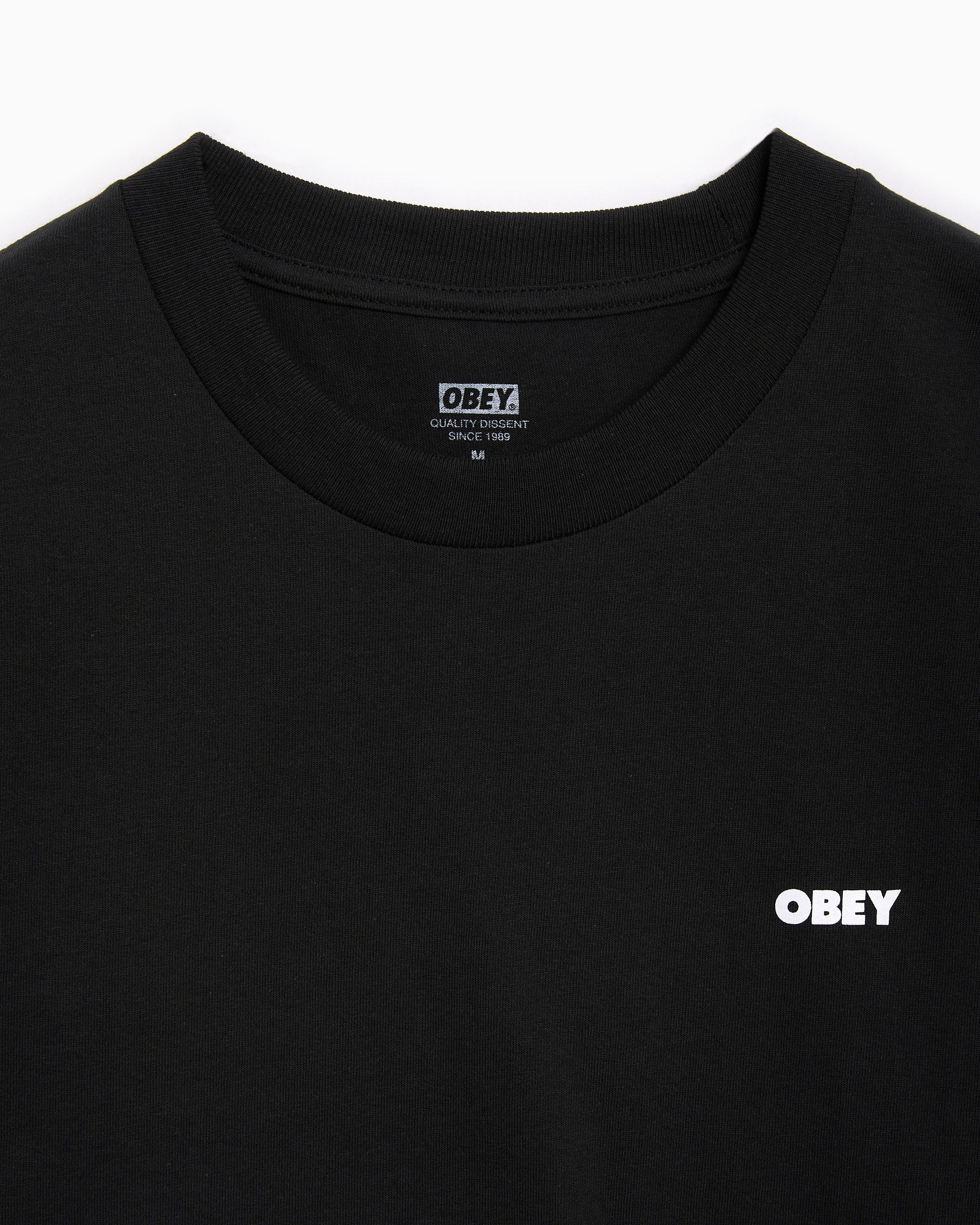OBEY Clothing World in Flames Herren-T-Shirt mit Grafik - Image 2