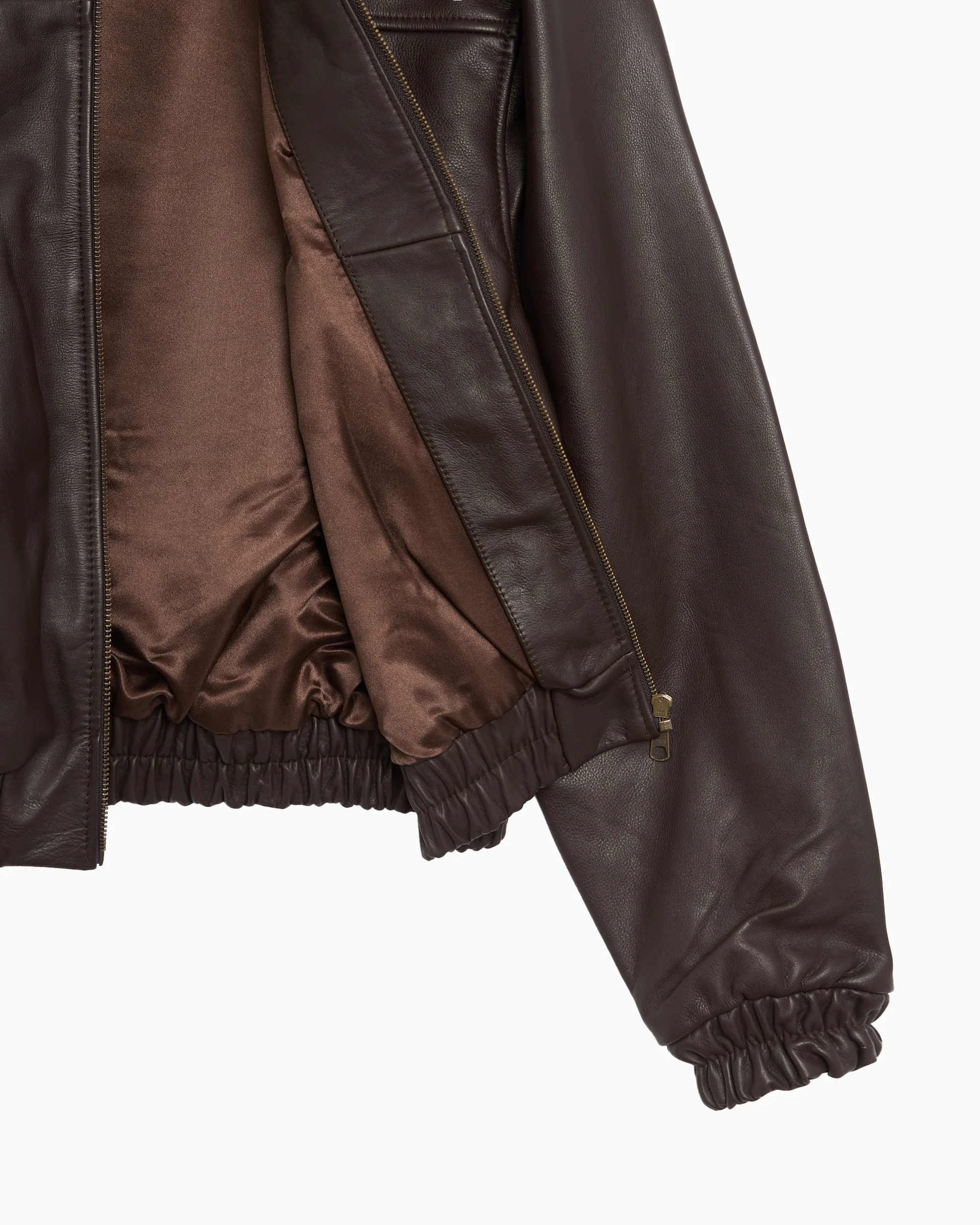 Patta Leather Relaxed Herren-Bomberjacke mit Logo - Image 5