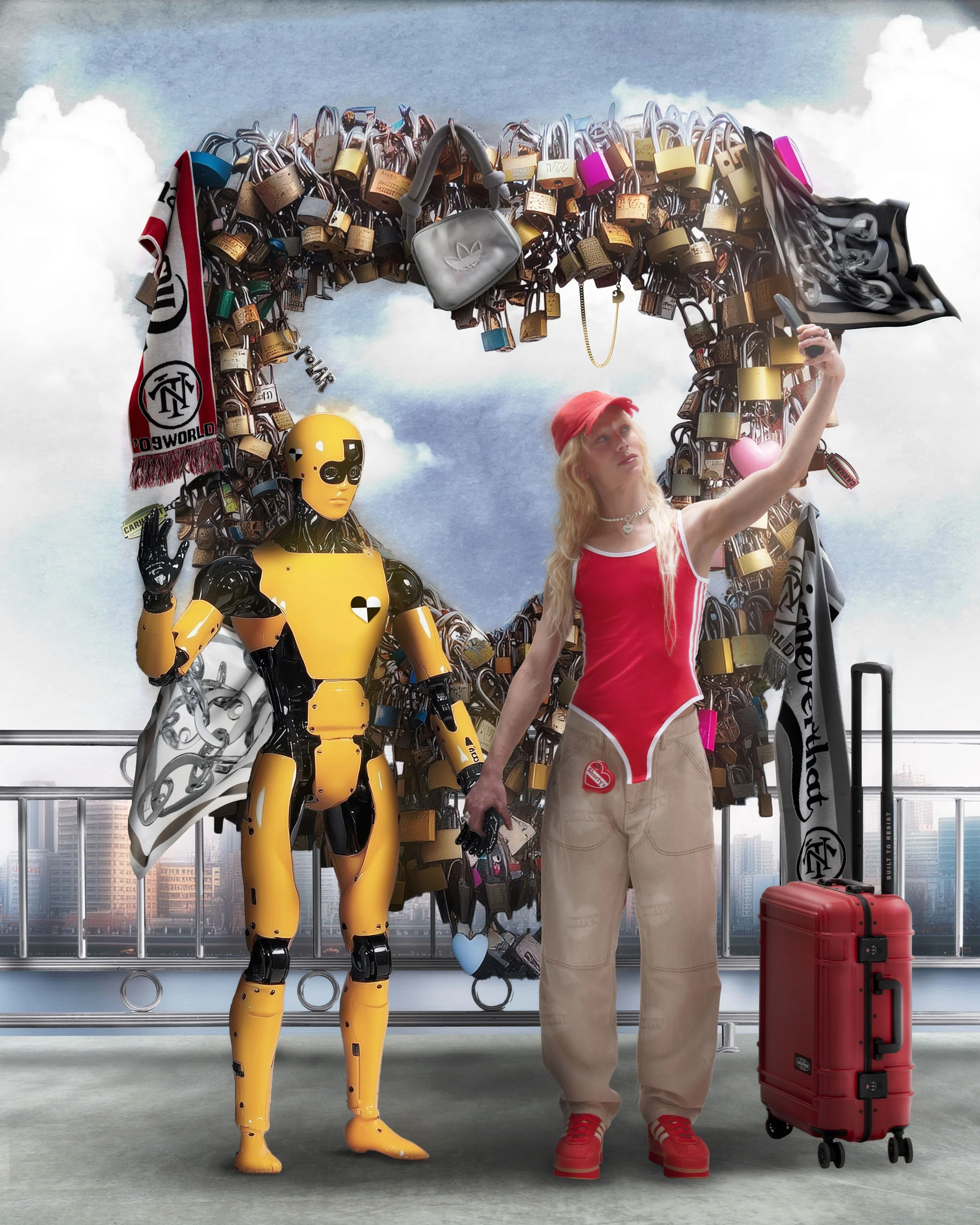 Pleasures x Shortys Heart Ultra Men's Work Pants Herren-Hosen - Image 2
