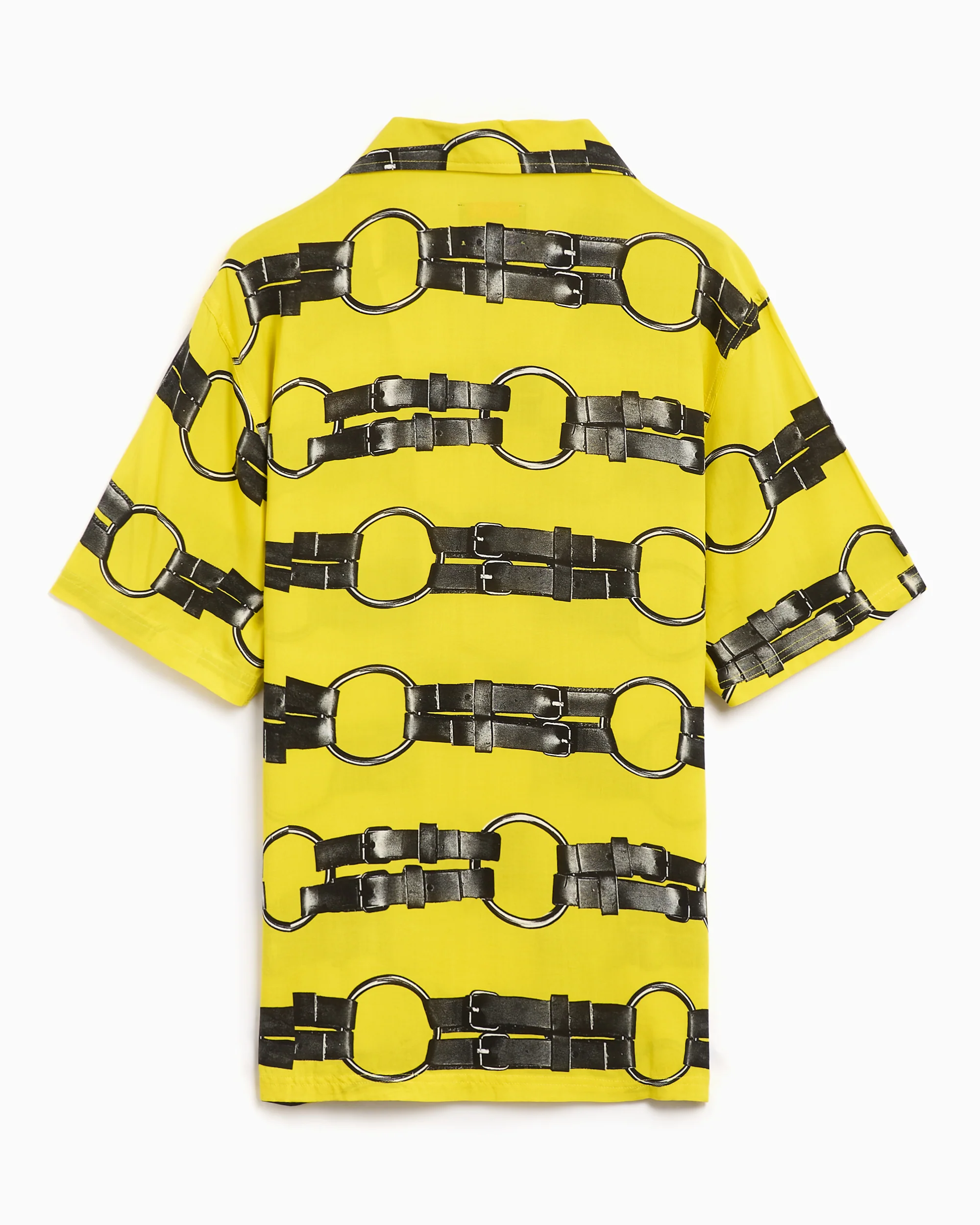Pleasures Straps Men's Button Down Short Sleeve Shirt Herren-Hemd - Image 4