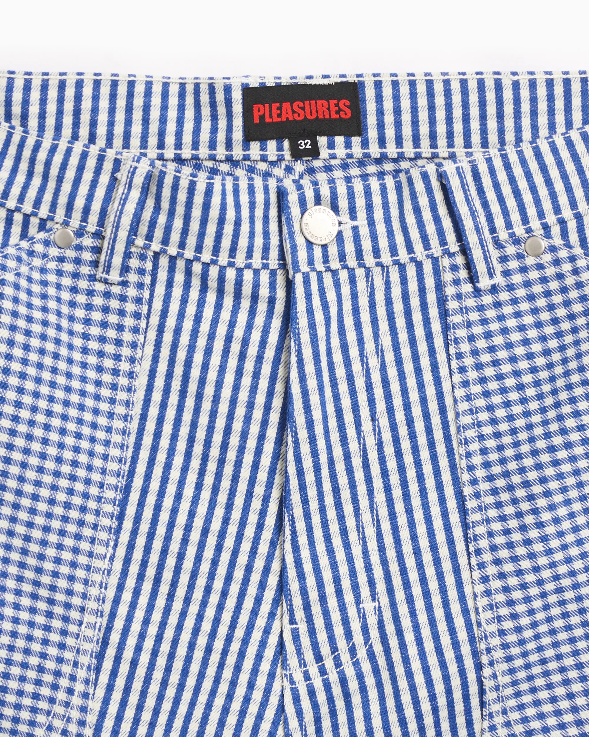 Pleasures Ultra Men's Plaid Shorts Herren-Shorts - Image 3