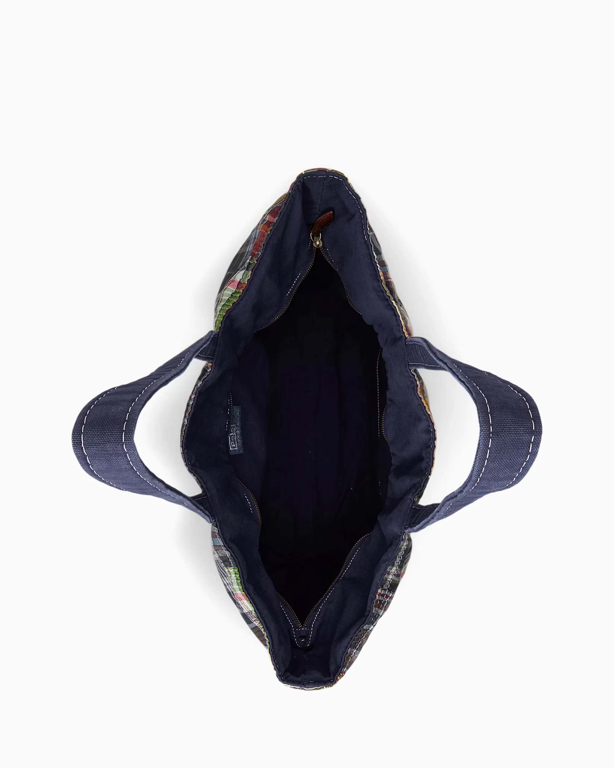 Polo Ralph Lauren Madras Patchwork Unisex Tote Bag - Image 5
