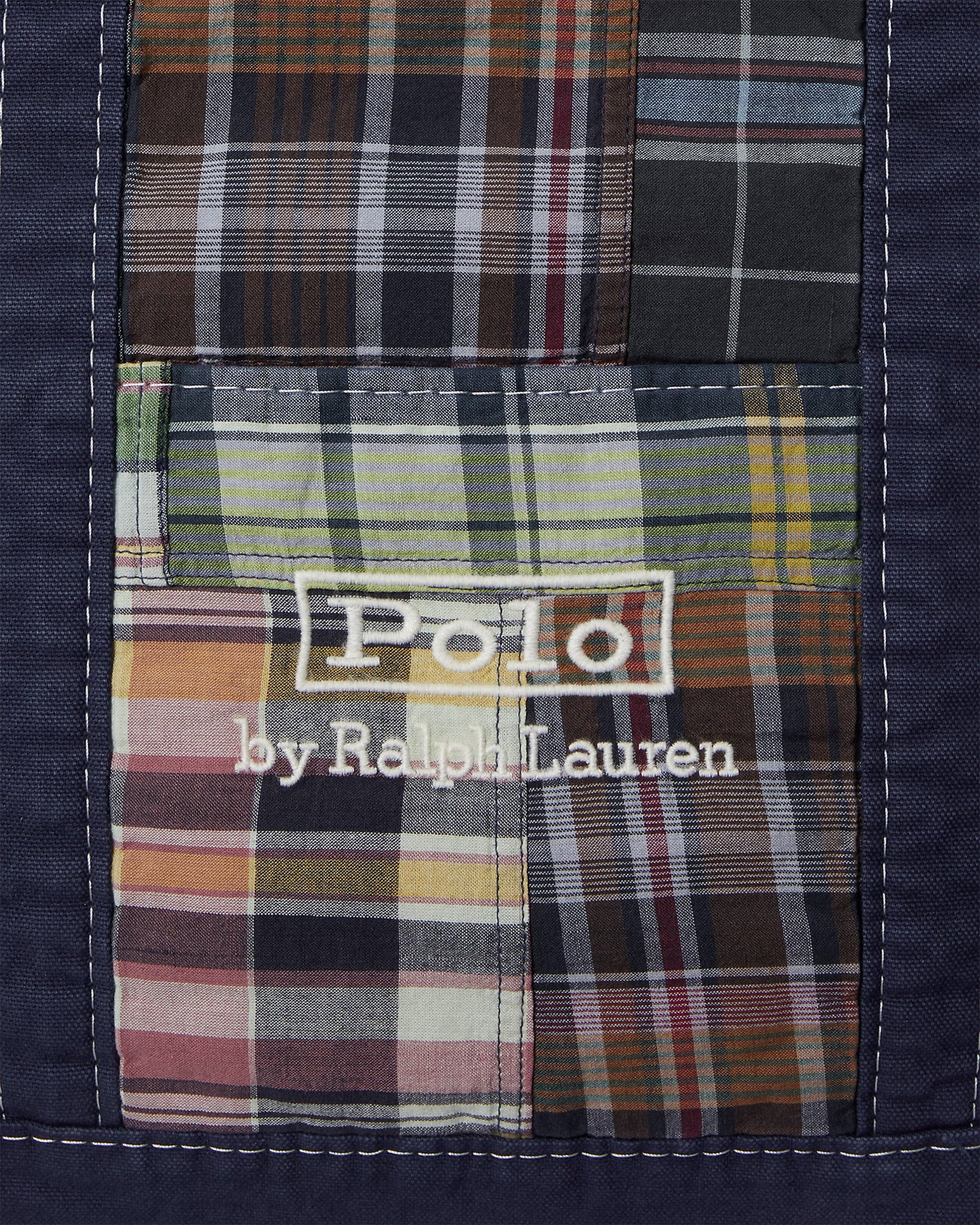Polo Ralph Lauren Madras Patchwork Unisex Tote Bag - Image 6