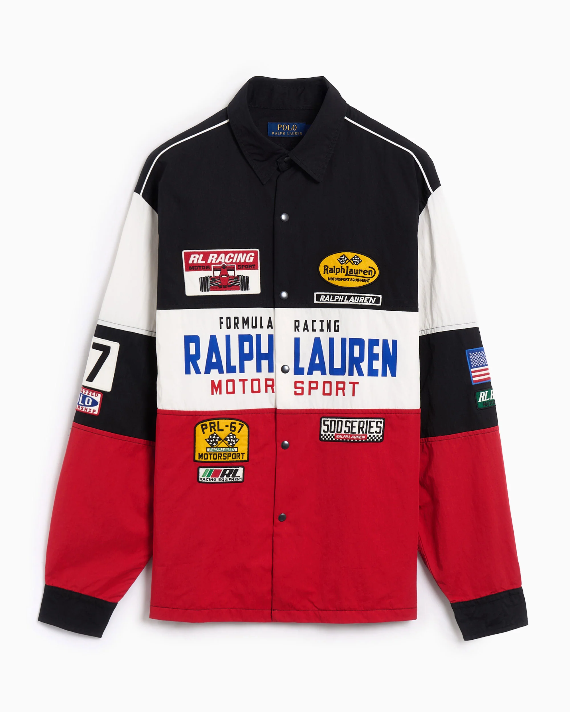 Polo Ralph Lauren Racing Herren-Overshirt mit Logo