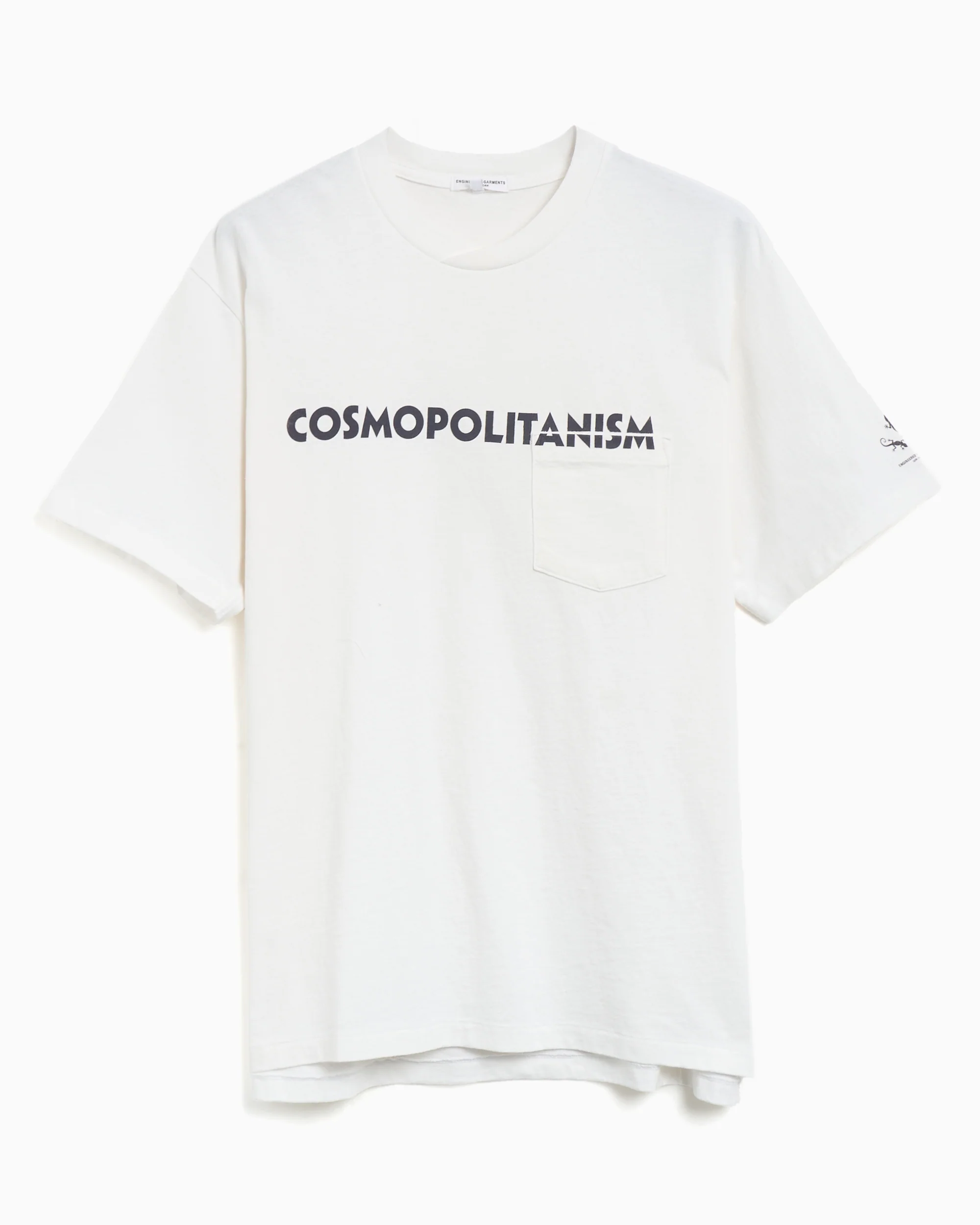 Engineered Garments Printed Cross Crew Neck Men's T-Shirt Herren-T-Shirt