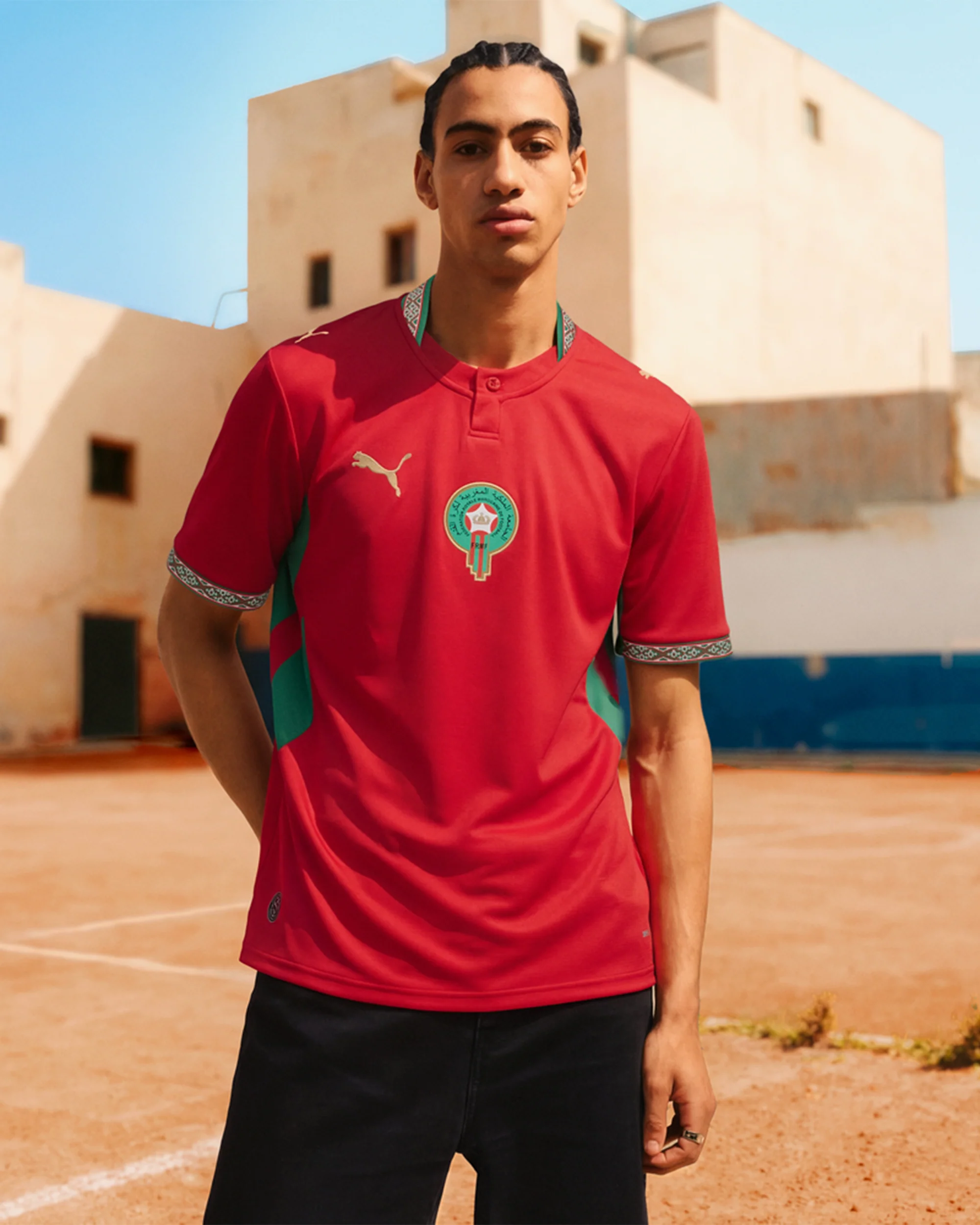 Puma Morocco Futbol Heimtrikot 2026 Herren-Jersey T-Shirt - Image 3