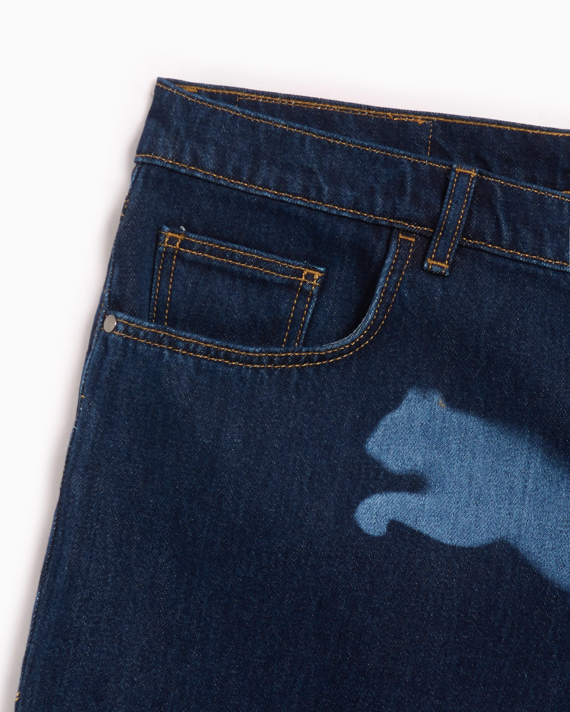 X A$AP ROCKY Puma x A$AP ROCKY Men's Denim Shorts Herren-Shorts - Image 2