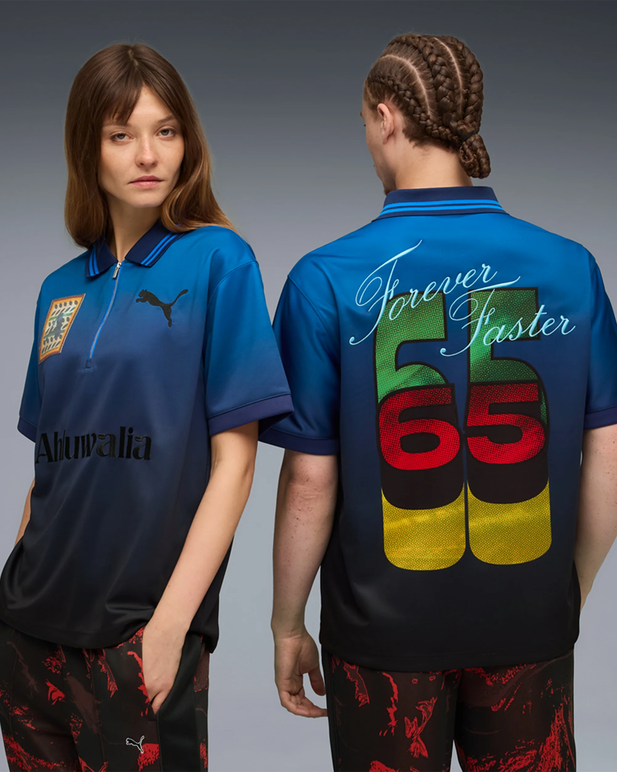 Puma x Ahluwalia Relaxed Herren-Poloshirt mit Grafik - Image 2
