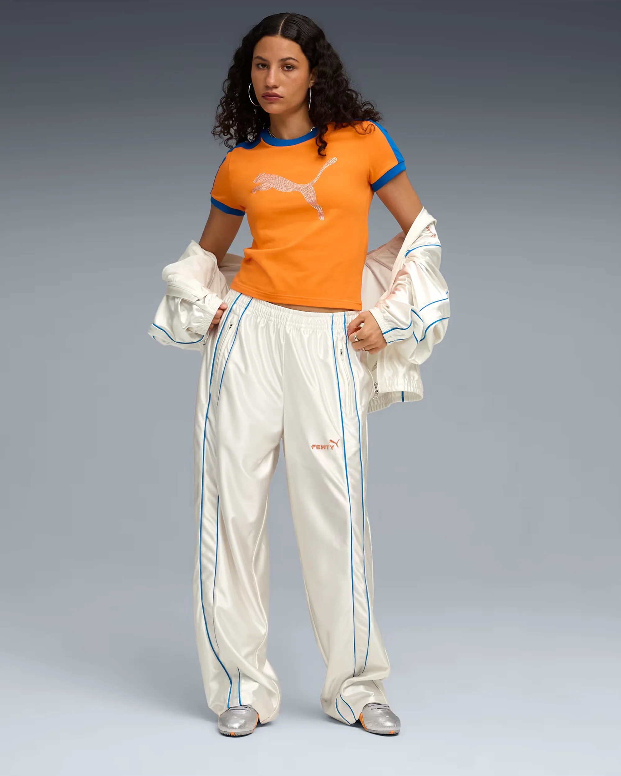 Puma x FENTY T7 Piping Relaxed Damen-Sweathose - Image 2