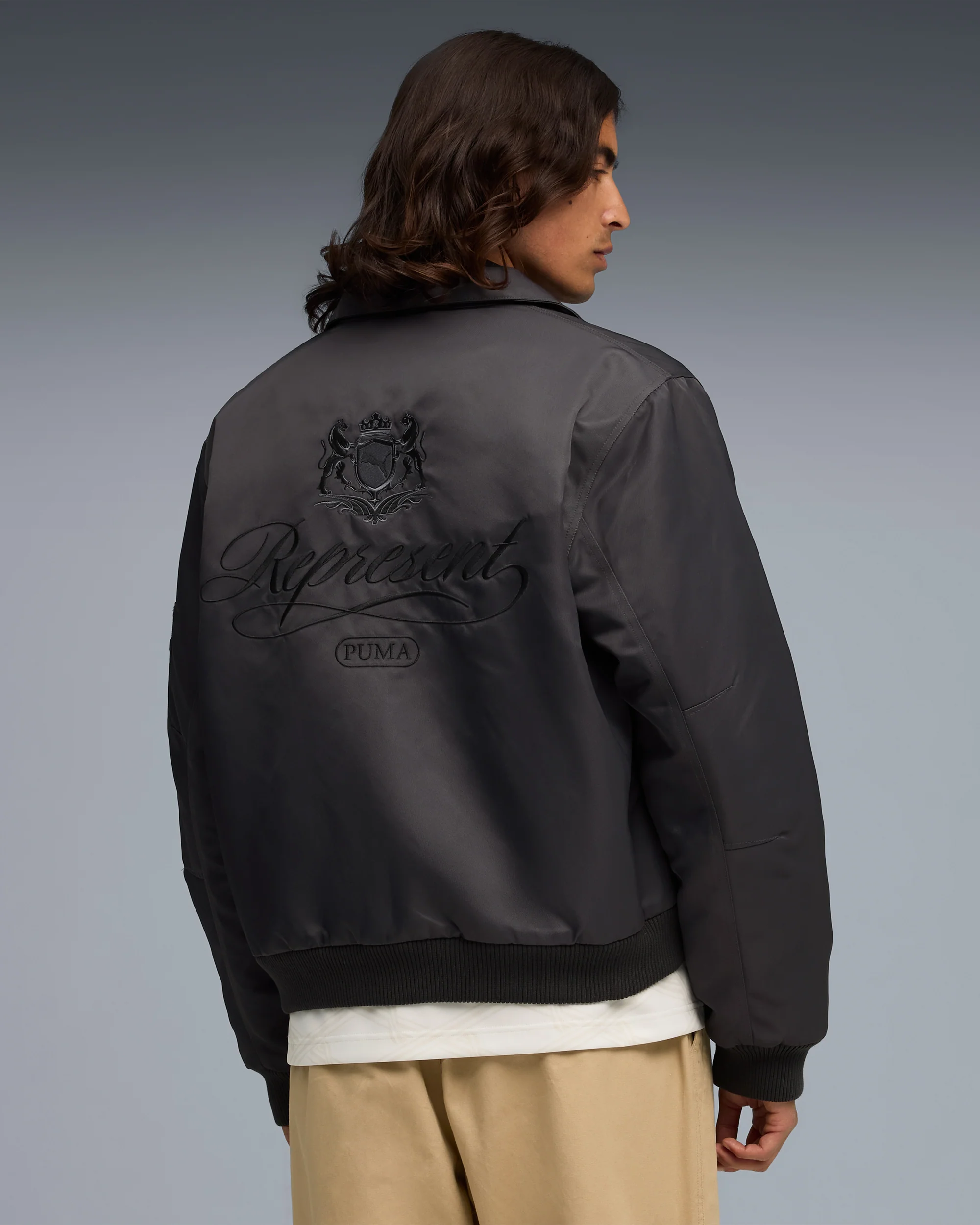 Puma x REPRESENT Unisex Bomberjacke mit Logo - Image 5