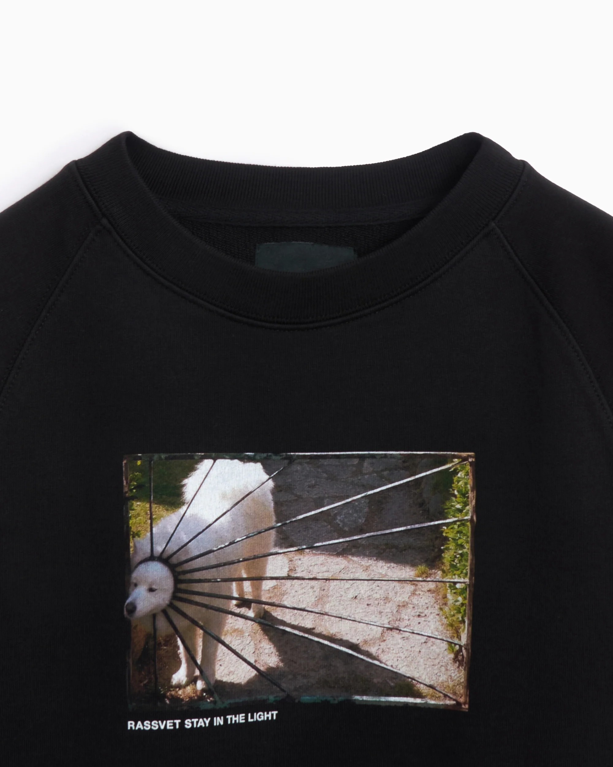 Rassvet Dog Logo Men's Knit Sweatshirt Herren-Sweatshirt - Image 5