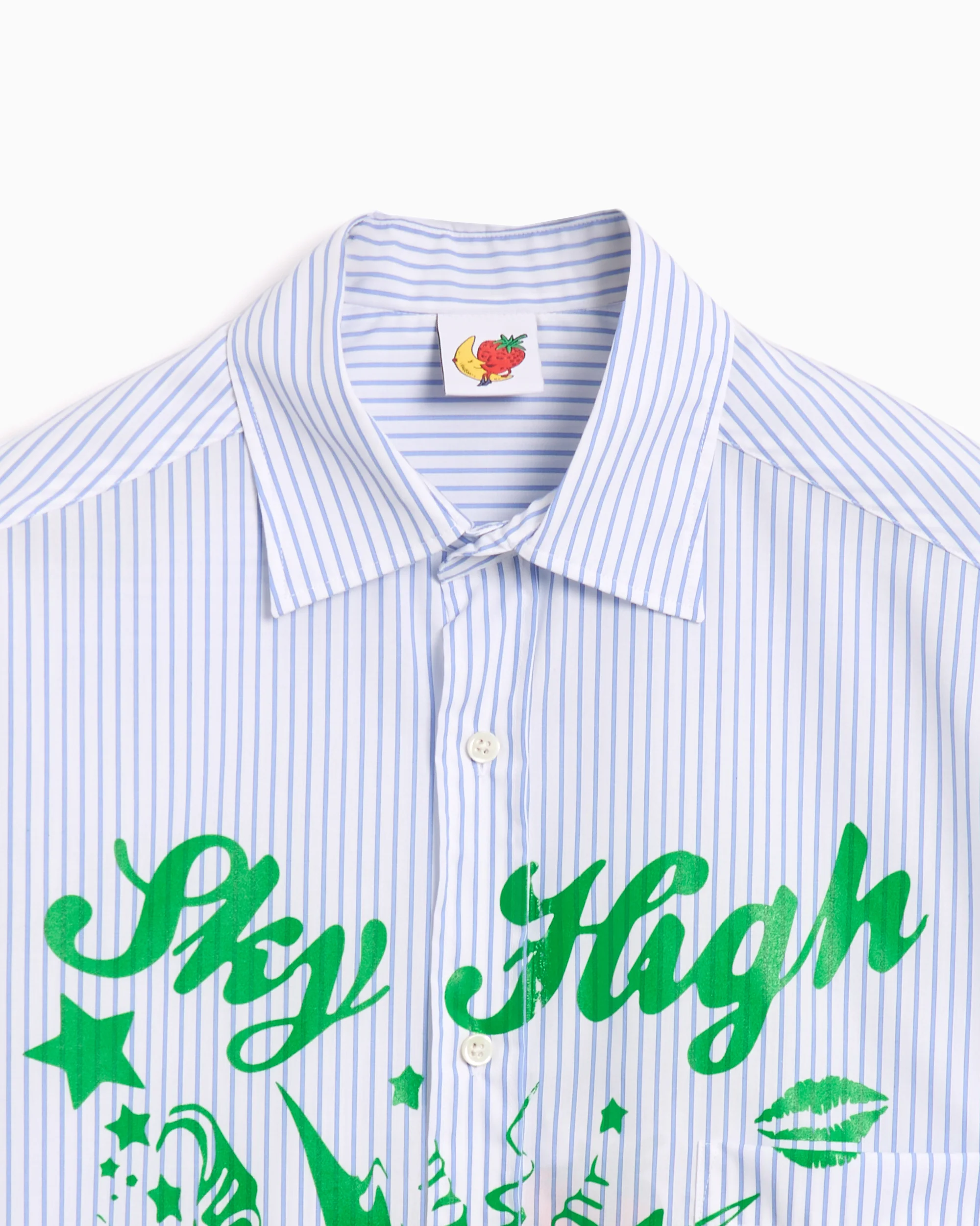 Sky High Farm Workwear Mindblown Unisex Print Button Down Shirt Unisex Hemd - Image 2