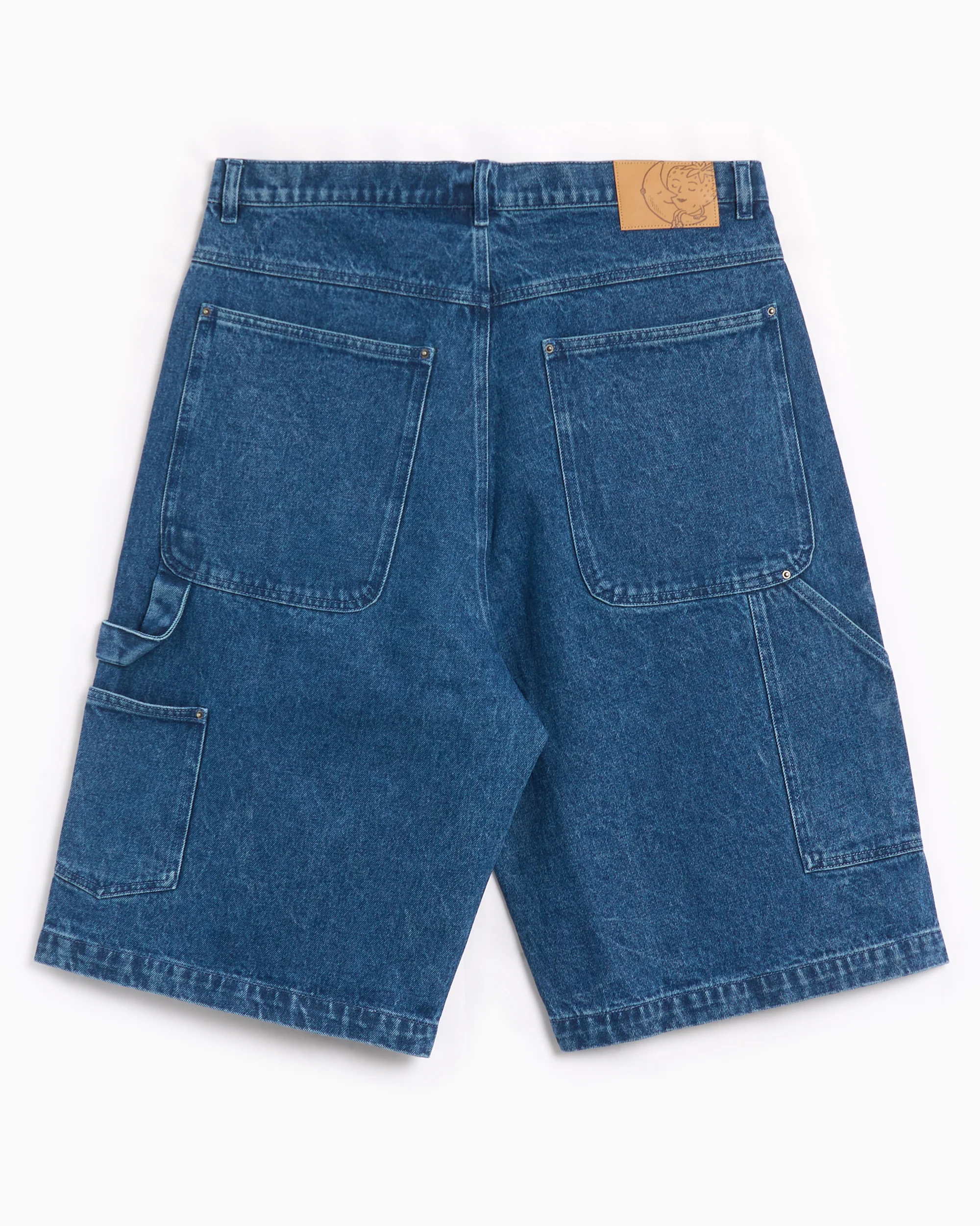 Sky High Farm Workwear Mindblown Unisex Print Denim Shorts Unisex Shorts - Image 4