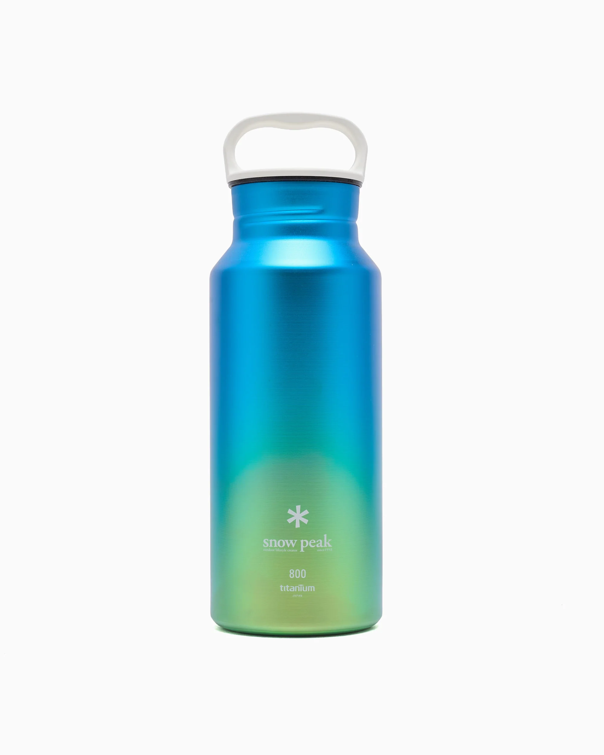 Snow Peak Flasche Recycled Titanium Aurora