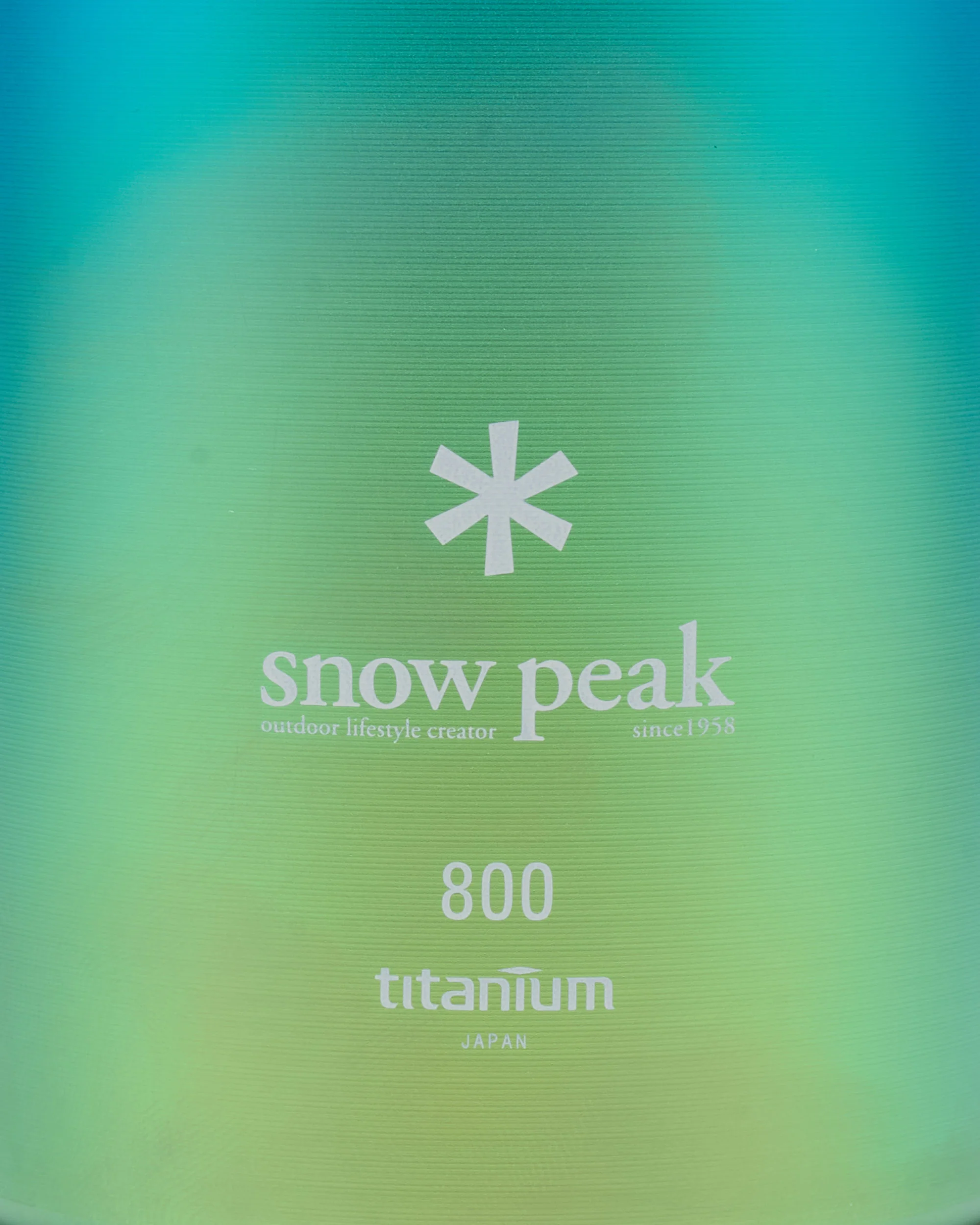 Snow Peak Flasche Recycled Titanium Aurora - Image 2